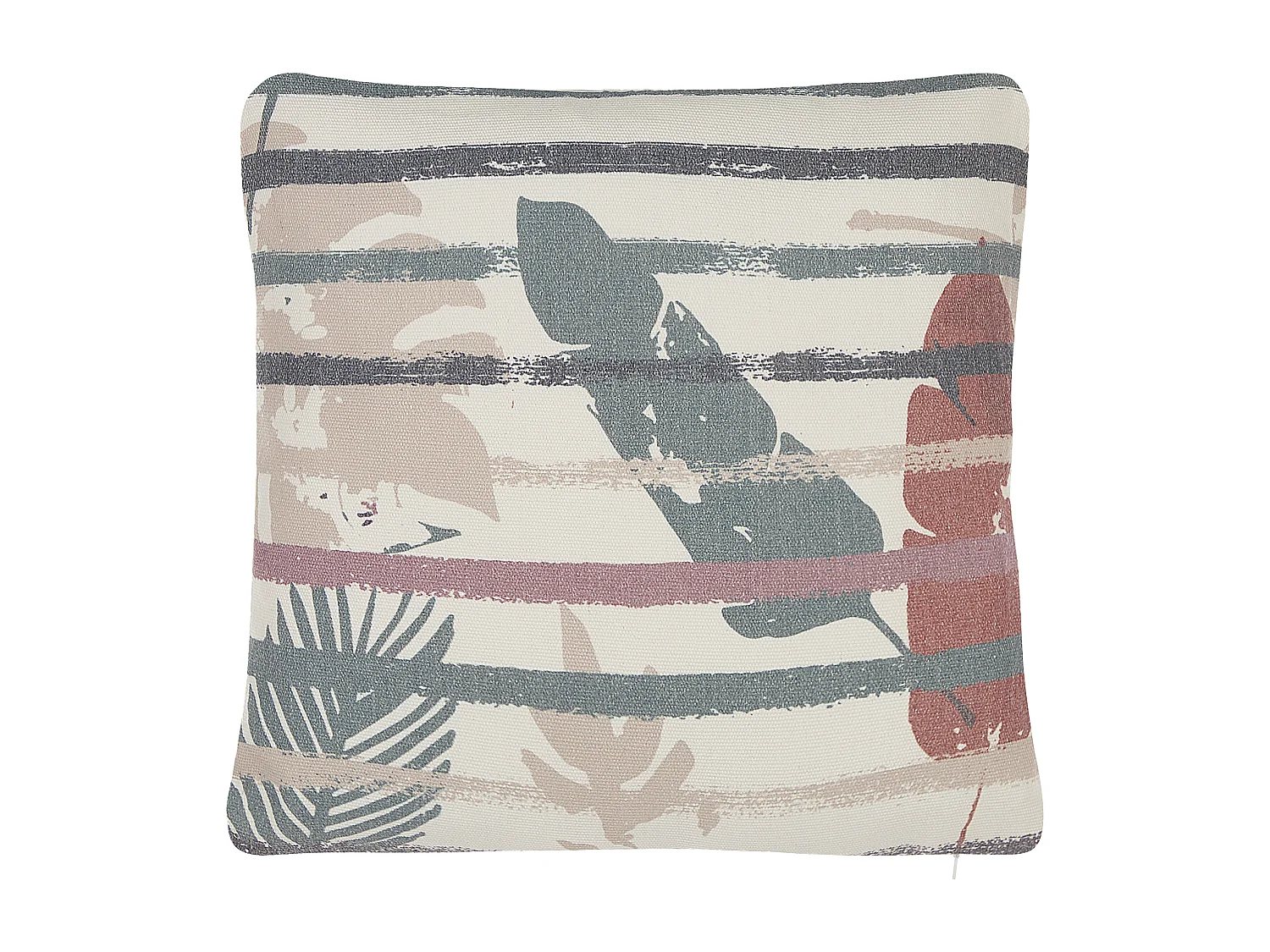 Dekokissen 2er Set BIDENS 45 x 45 cm Bunt Streifenmuster