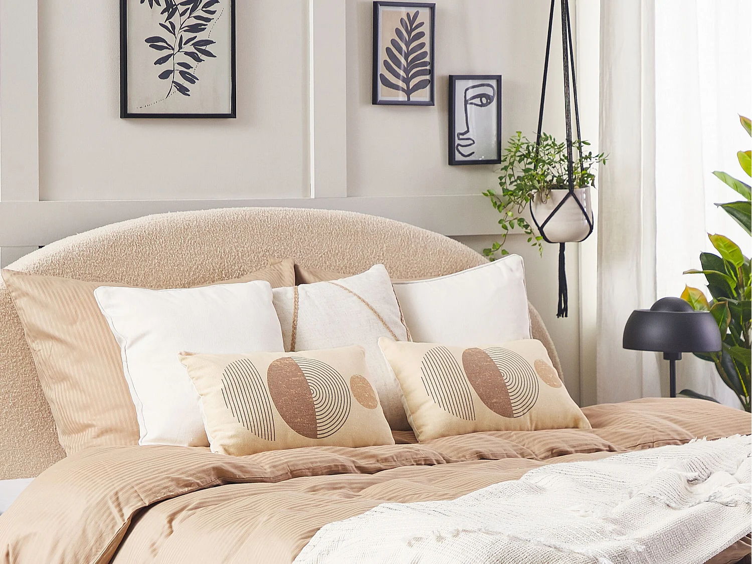 Lot de 2 coussins décoratifs AMARANTH 30 x 50 cm Multicolore Motif géométrique