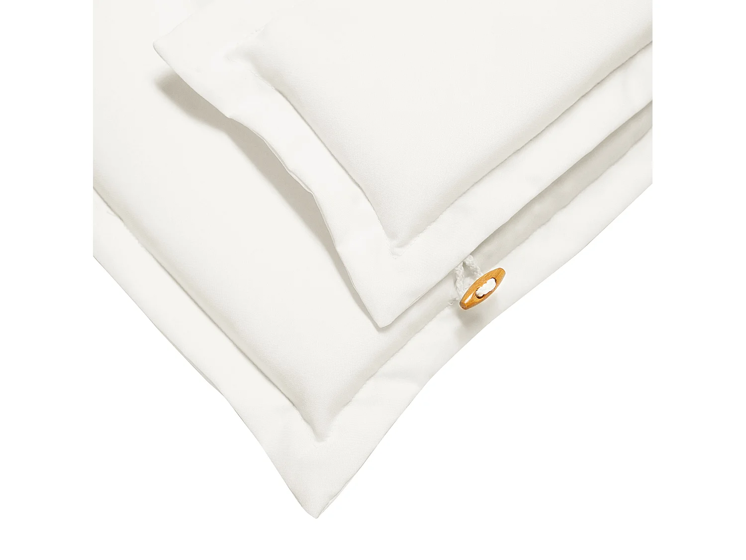 Lot de 6 coussins de jardin JAVA/AMANTEA 50 x 70 cm Blanc cassé