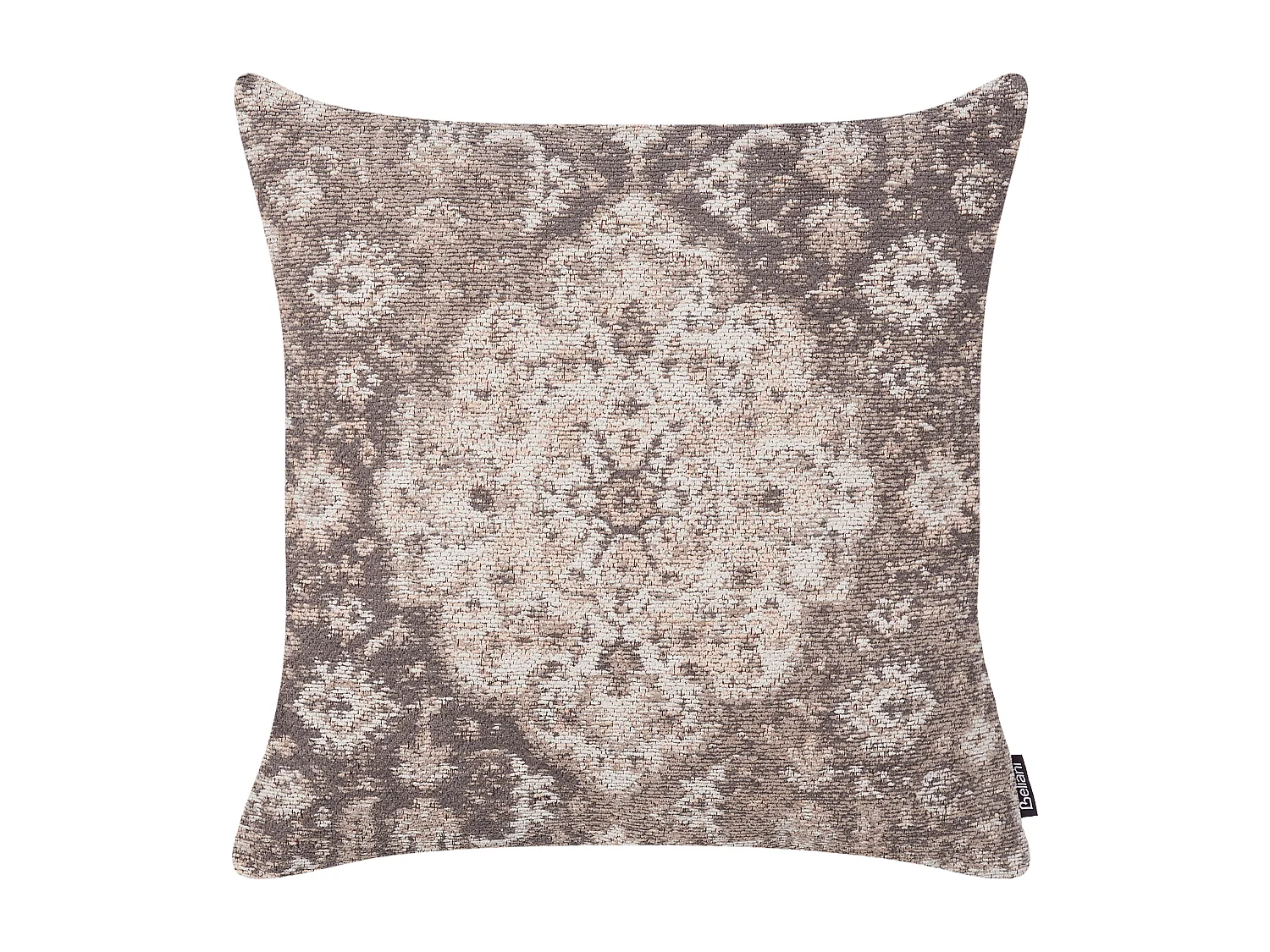 Lot de 2 coussins décoratifs MIMISAL Coton 45 x 45 cm Marron Motif oriental