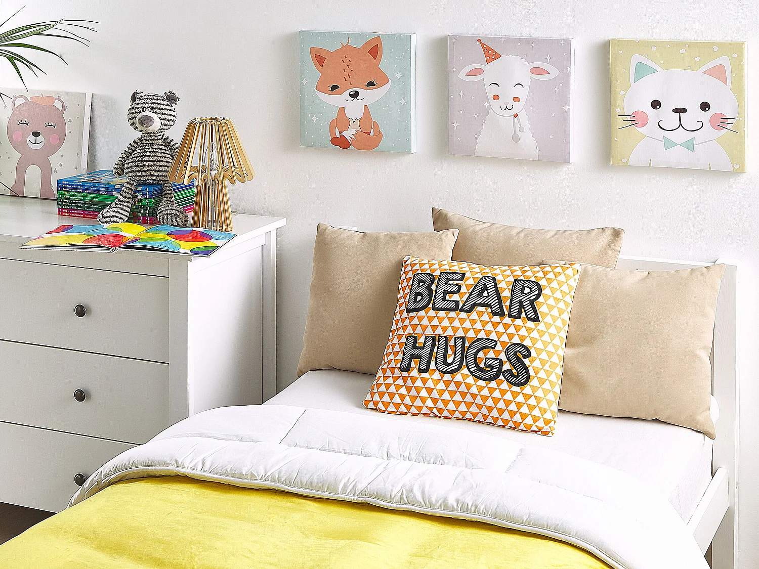 Throw Cushion RADZKOT Cotton 40 x 40 cm Orange