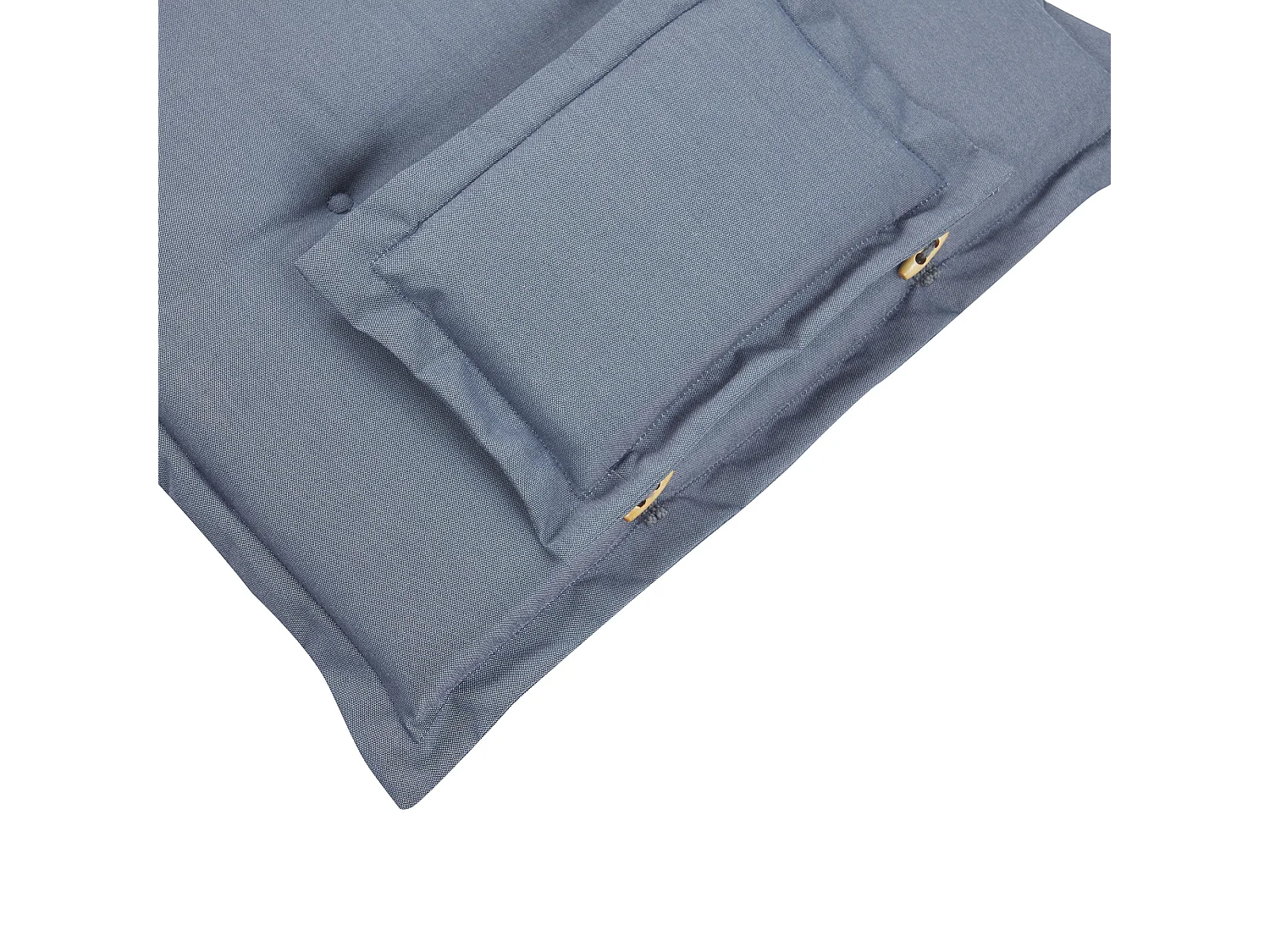 Set di 6 Cuscini Schiena/Seduta TOSCANA 50 x 70 cm Blu