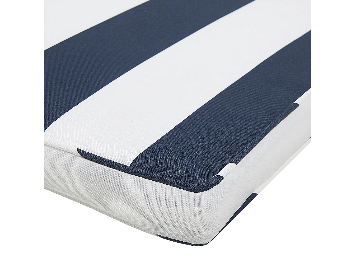 Conjunto de 8 almofadas de cadeira para jardim SASSARI 46 x 46 cm Azul marinho