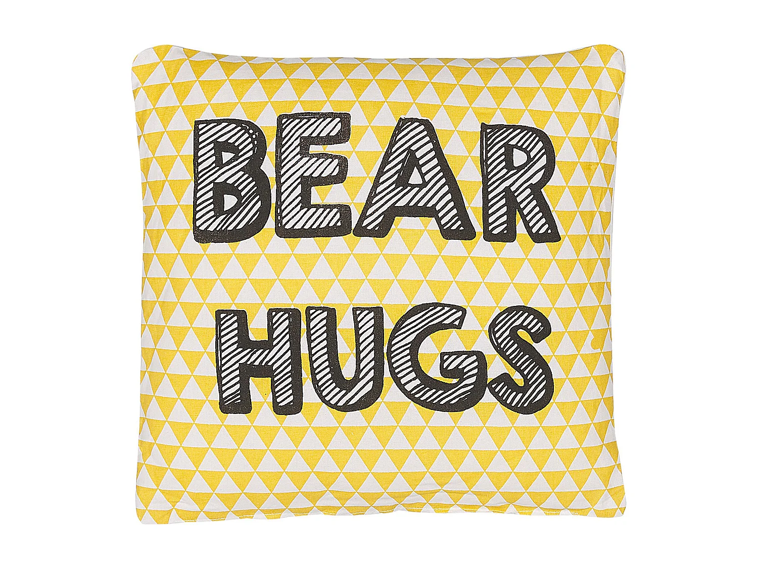 Lot de 2 coussins décoratifs RADZKOT Coton 40 x 40 cm Jaune