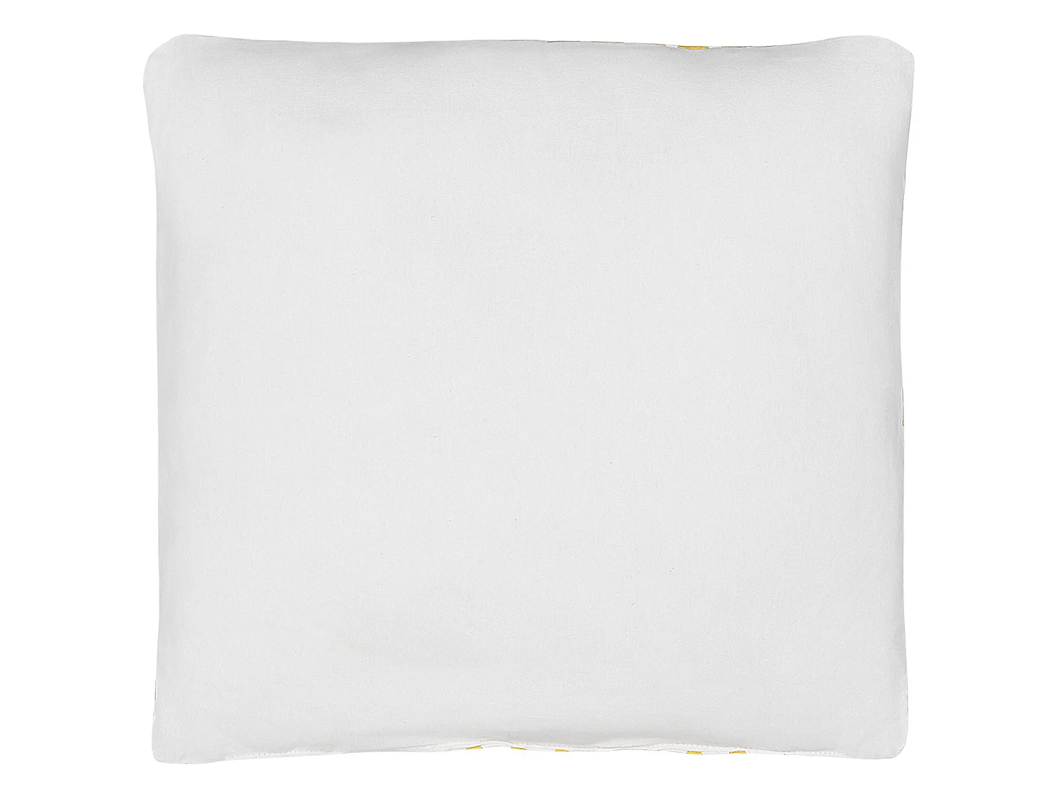 Lot de 2 coussins décoratifs jaunes avec texte 40 x 40 cm RADZKOT