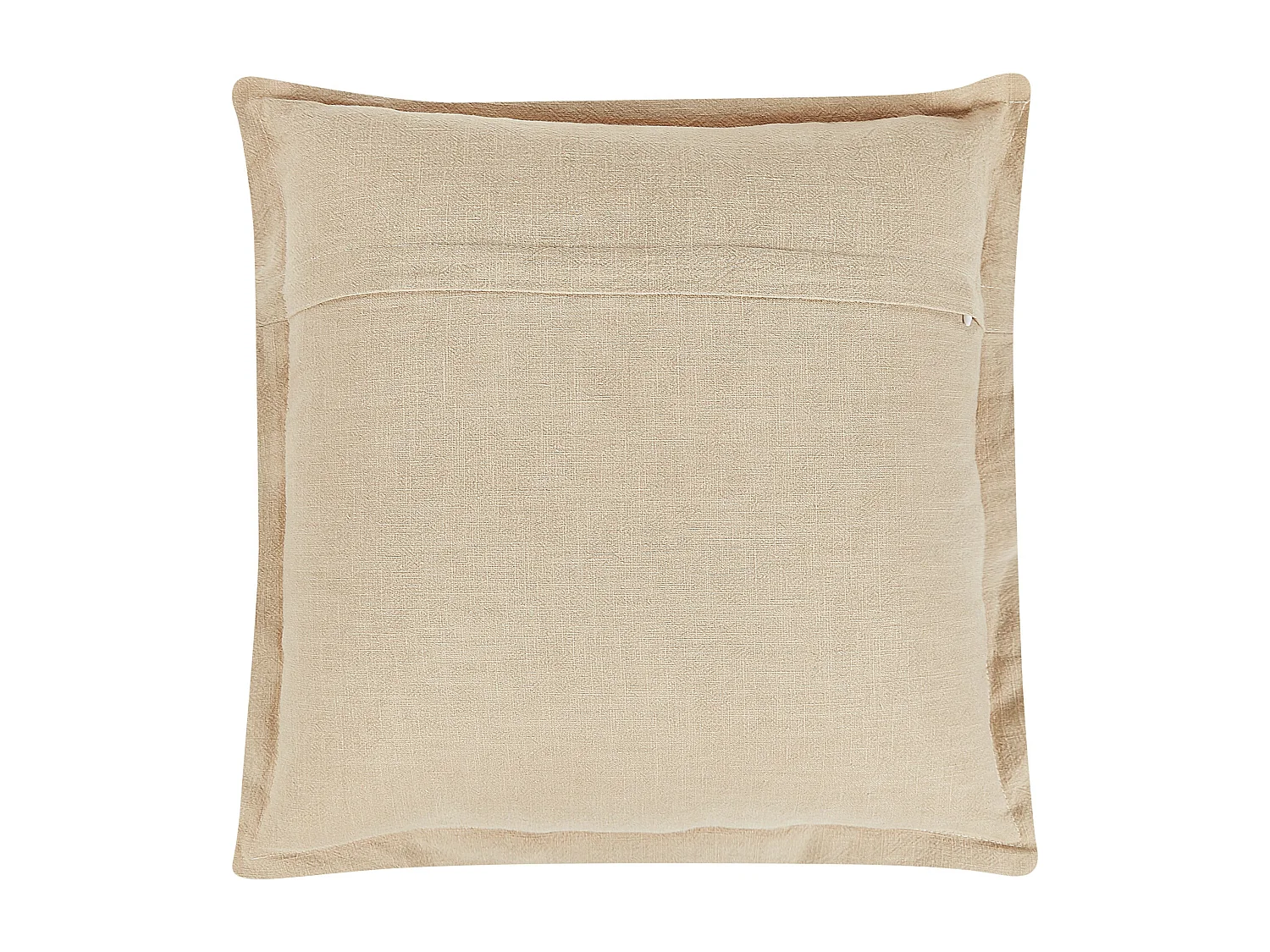 Dekokissen mit Füllung Kante und Reißverschluss 2er Set beige 45x45 cm Guzmania