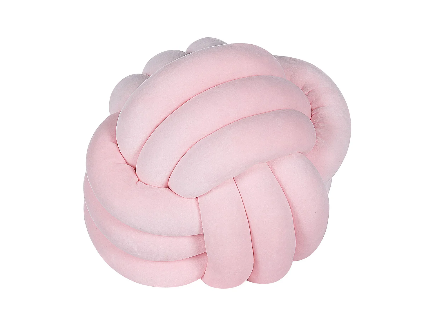 Coussin MALNI Velours 30 x 30 cm Rose Unicolore
