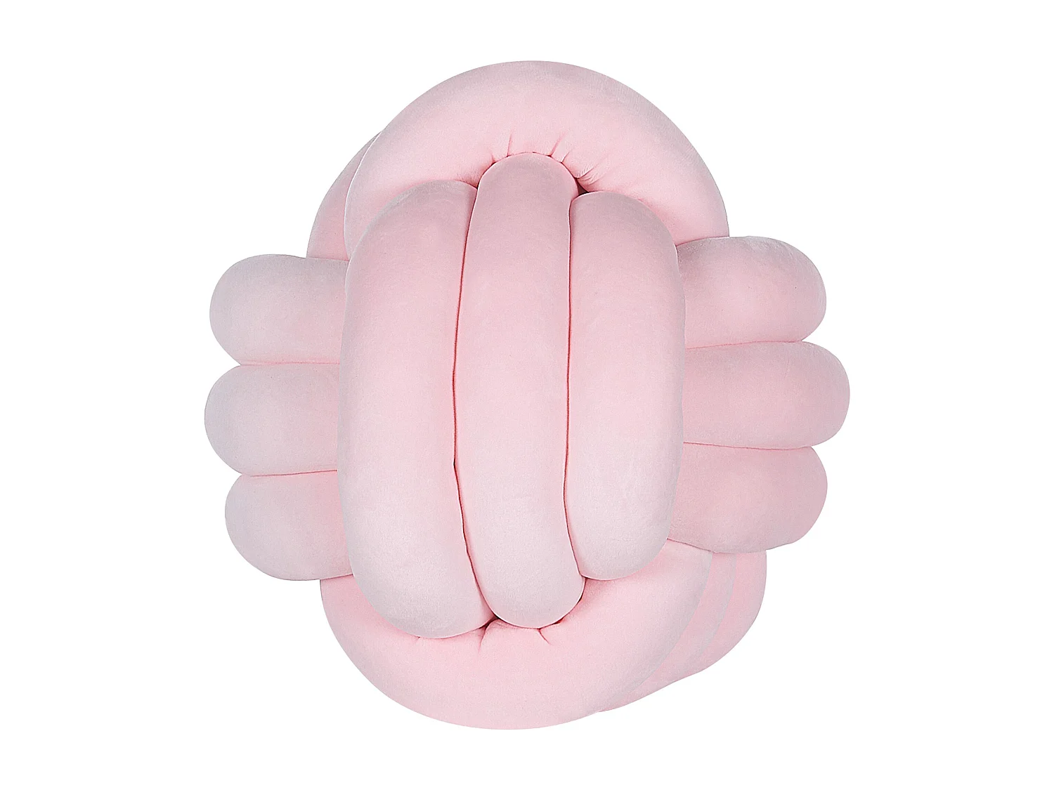 Coussin MALNI Velours 30 x 30 cm Rose Unicolore