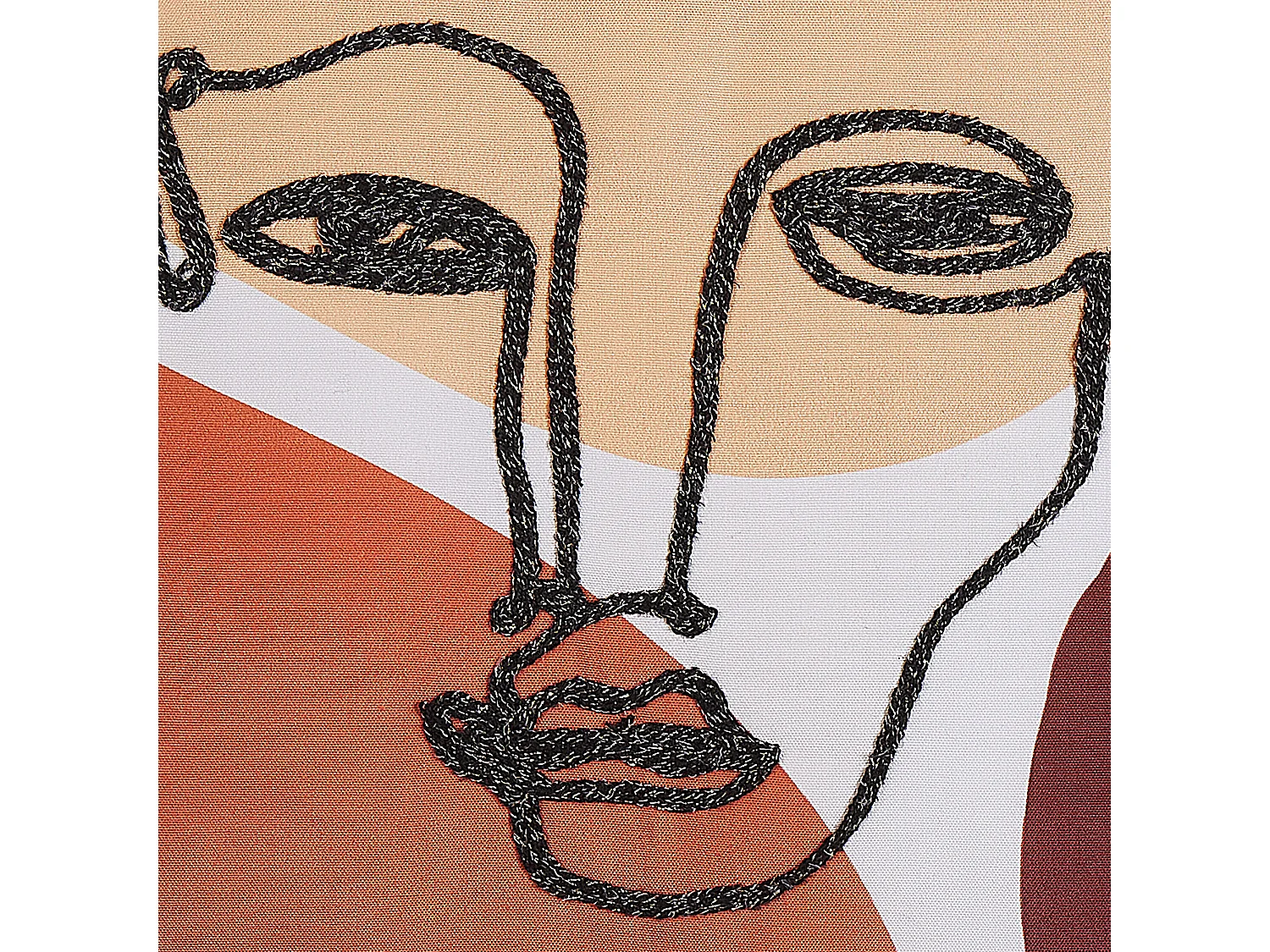 Set van 2 decoratieve kussens RUDBEKIA 45 x 45 cm Multicolor Abstract patroon