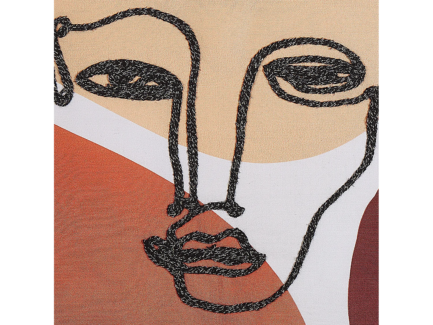 Set di 2 cuscini RUDBEKIA 45 x 45 cm Multicolore Trama astratta