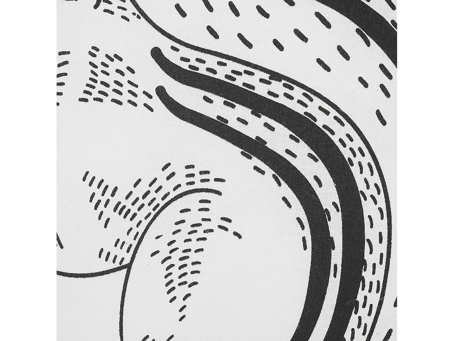 Sierkussen voor kinderen set van 2 zwart/wit 42 x 48 cm KOLKATA