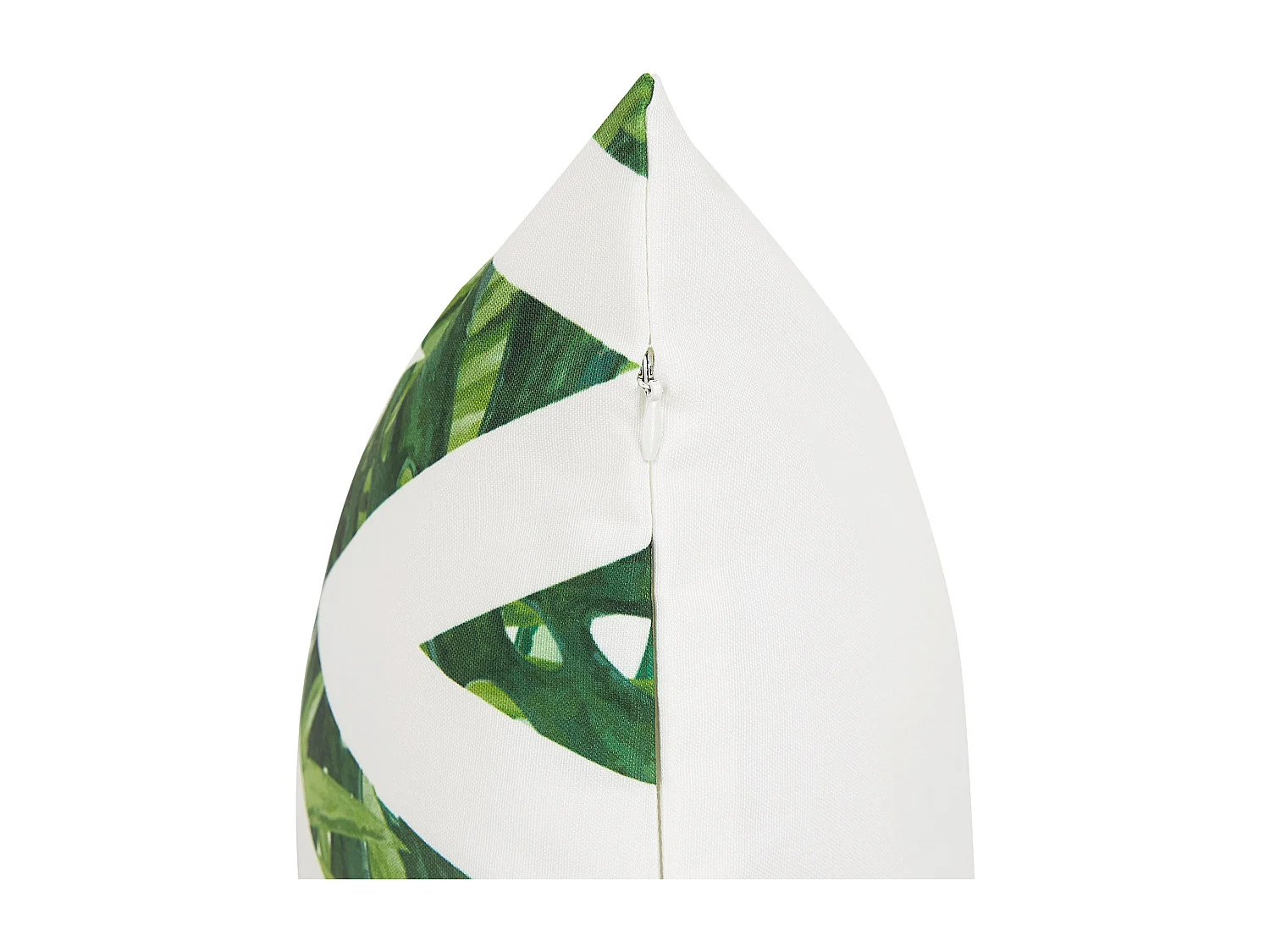 Set di 2 cuscini da esterno BRENTO Trama Chevron 45 x 45 cm Verde