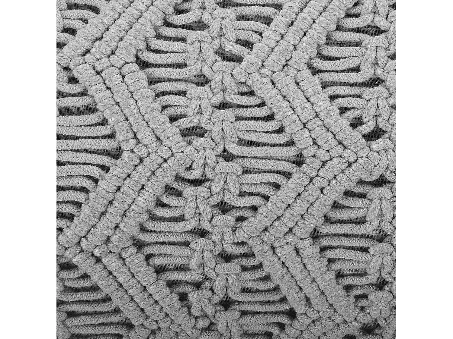 Cojín decorativo KIRIKKALE Algodón 30 x 45 cm Gris Patrón geométrico