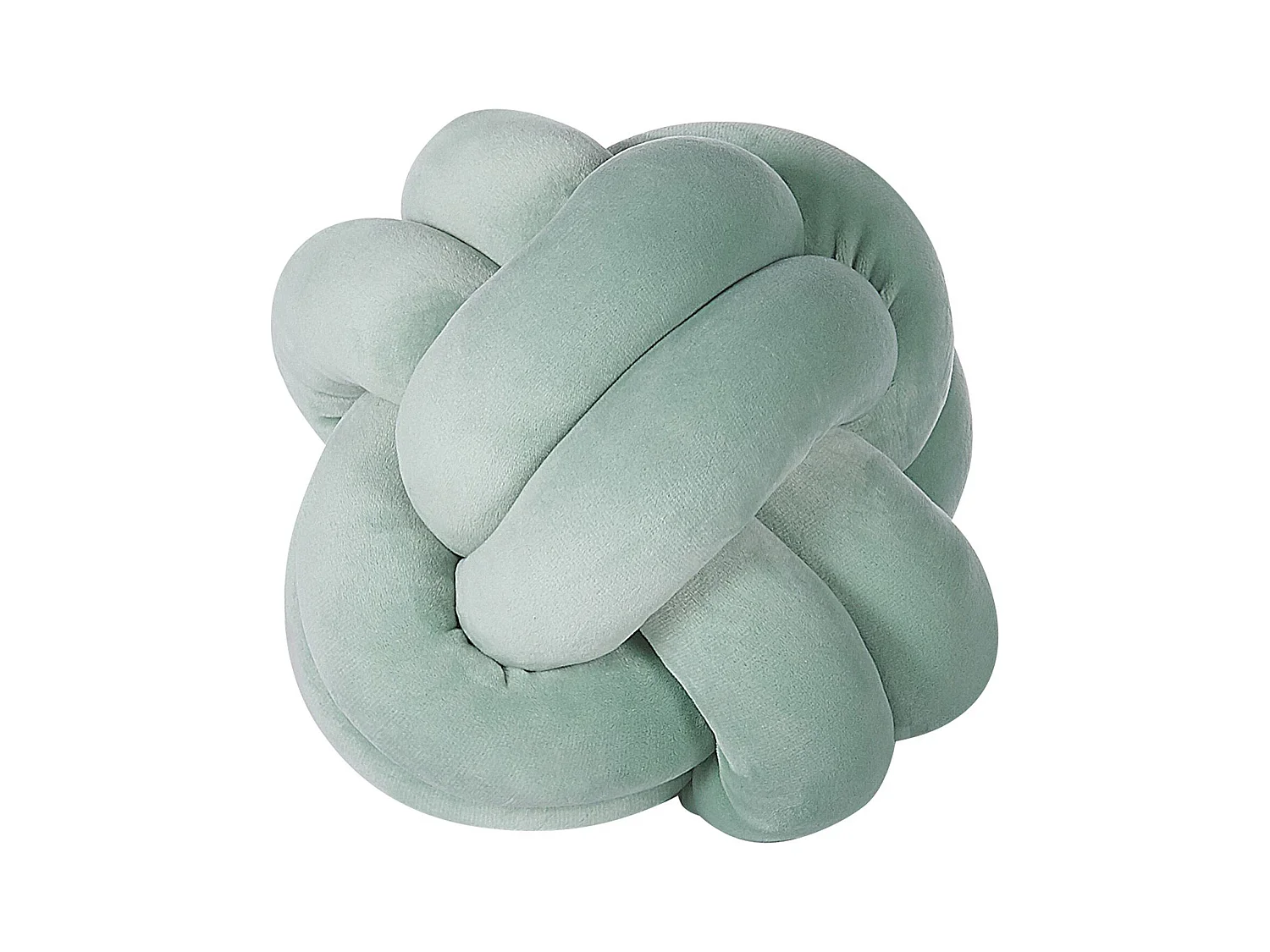 Coussin MALNI Velours 20 x 20 cm Vert menthe Unicolore
