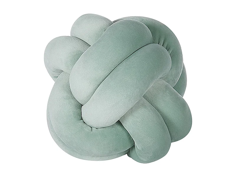 Almofada decorativa MALNI Veludo 20 x 20 cm Verde menta Sólido