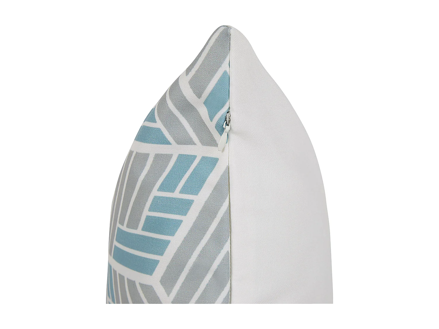 Conjunto de 2 almofadas de jardim VEGGIO Padrão geométrico 45 x 45 cm Multicolor