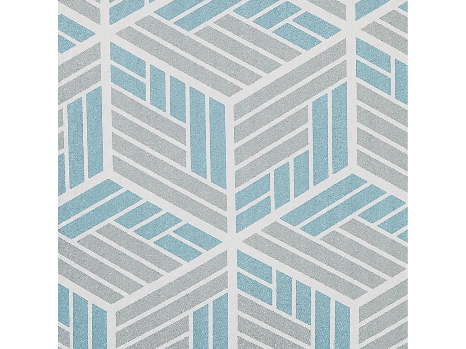 Conjunto de 2 almofadas de jardim VEGGIO Padrão geométrico 45 x 45 cm Multicolor