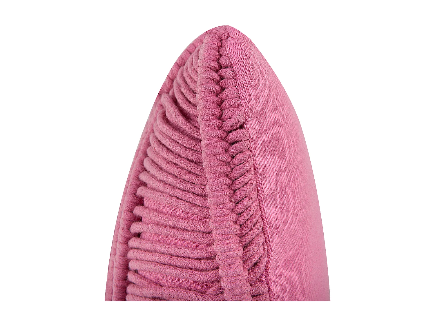 Coussin KIRIS Coton 30 x 50 cm Rose Motif géométrique