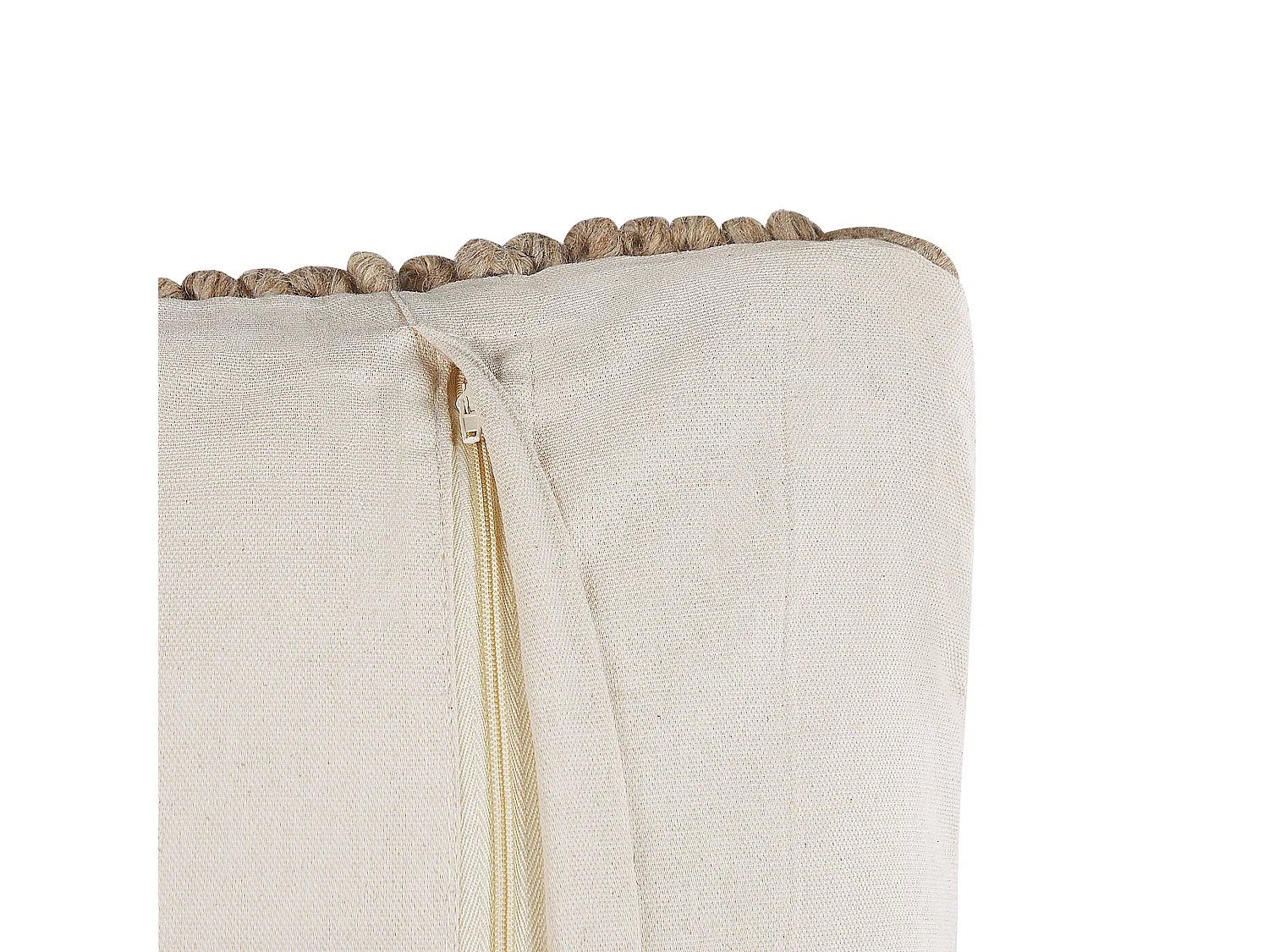 Lot de 2 coussins décoratifs ASLANAPA Coton 45 x 45 cm Beige Unicolore