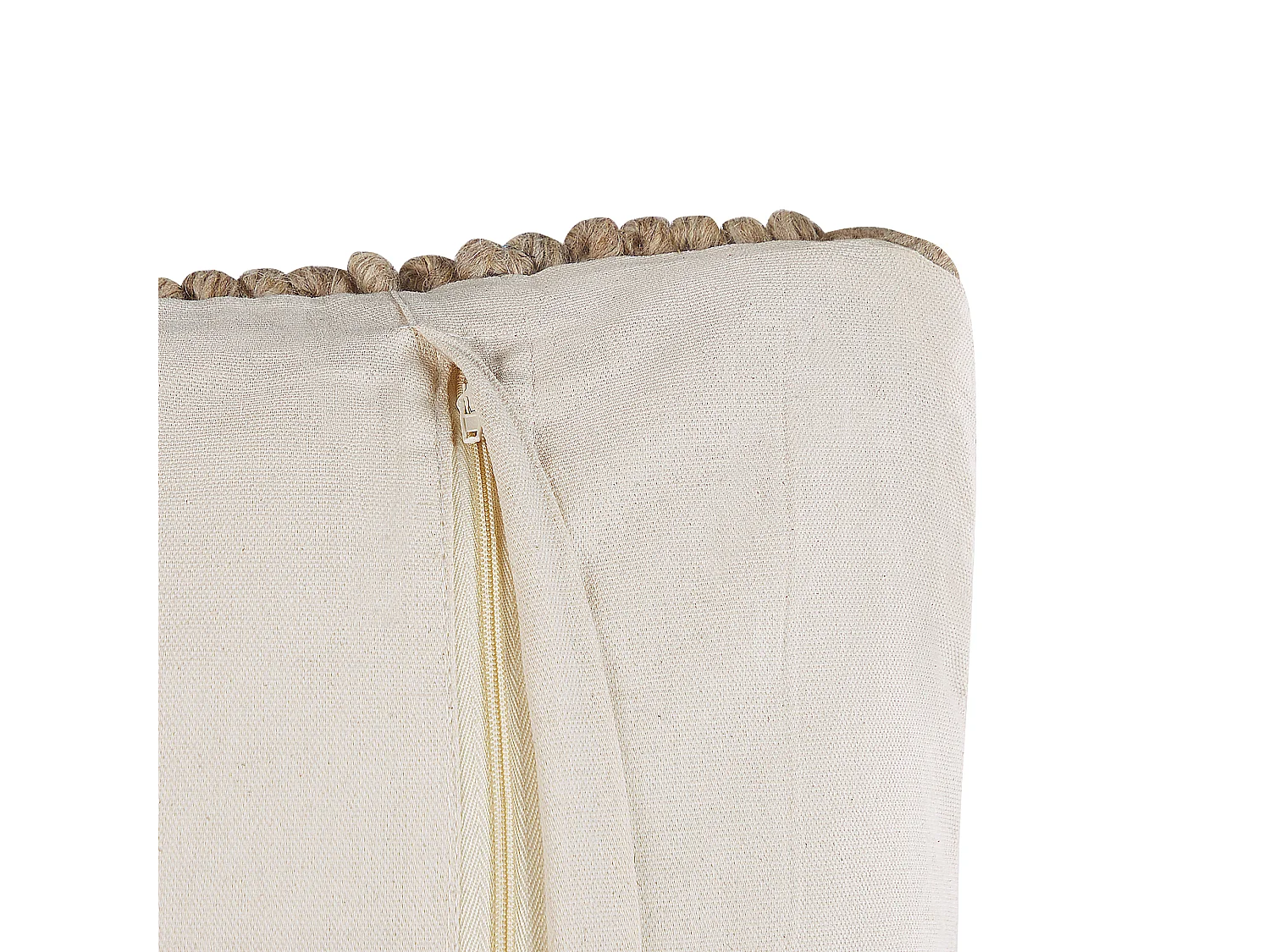 Lot de 2 coussins décoratifs ASLANAPA Coton 45 x 45 cm Beige Unicolore