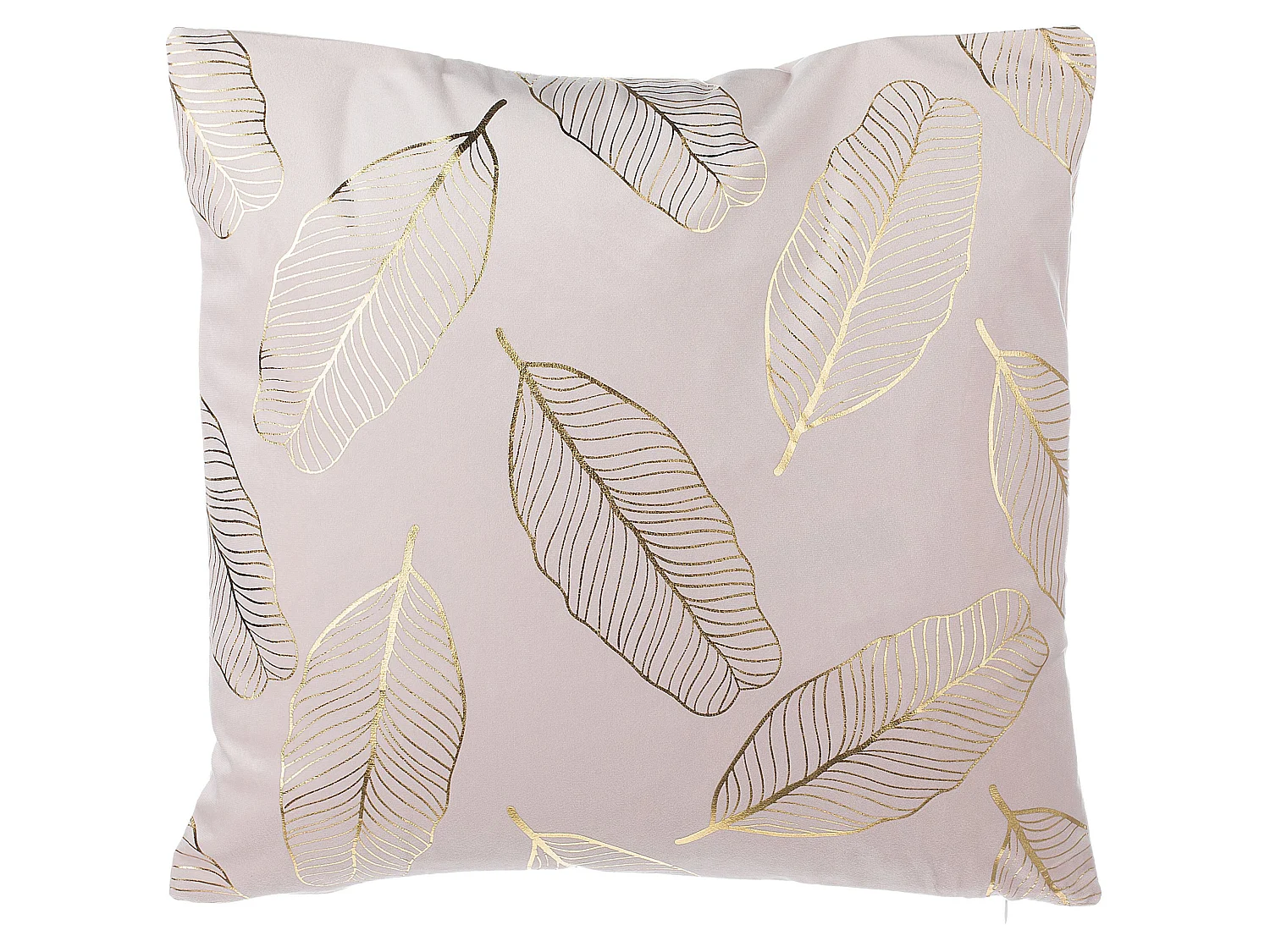 Set di 2 cuscini FREESIA Velluto 45 x 45 cm Rosa Trama di piante
