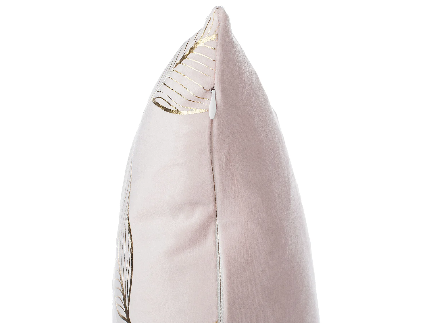Set di 2 cuscini FREESIA Velluto 45 x 45 cm Rosa Trama di piante