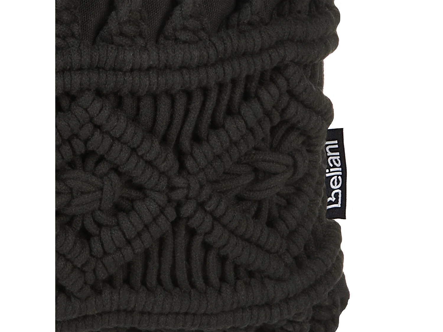 Lot de 2 coussins décoratifs MUDANYA Coton 45 x 45 cm Noir Motif géométrique