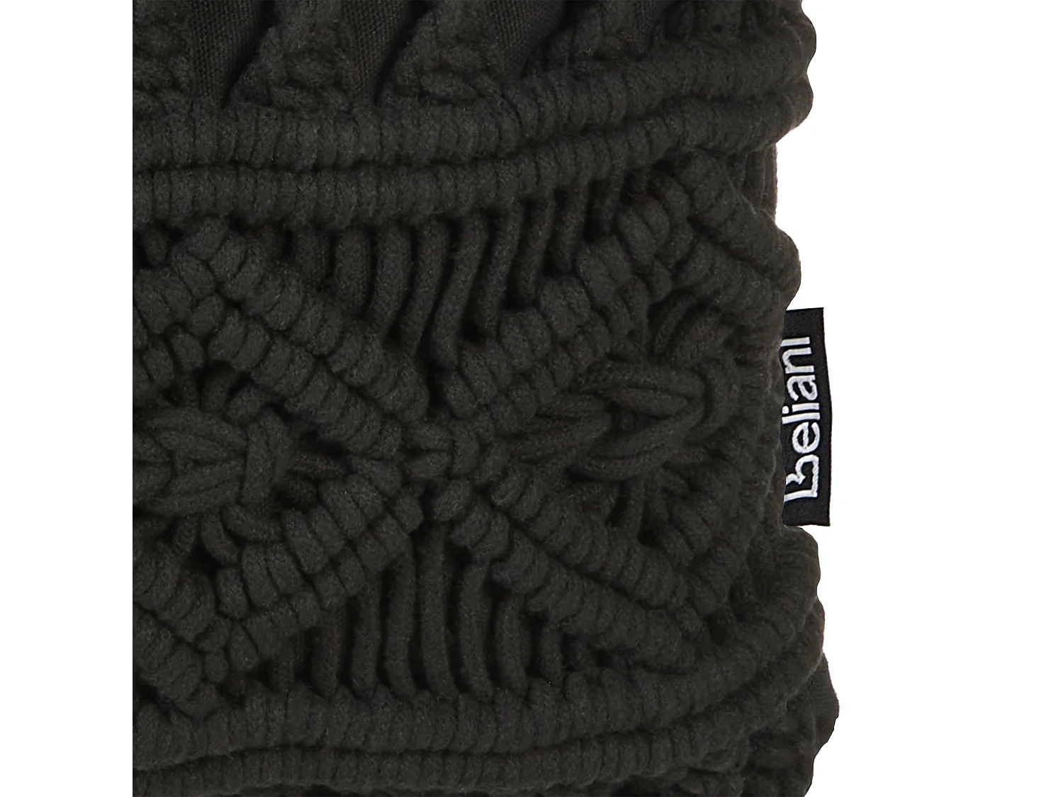 Dekokissen 2er Set Strickmuster schwarz 45 x 45 cm Baumwolle Polyester Mudanya