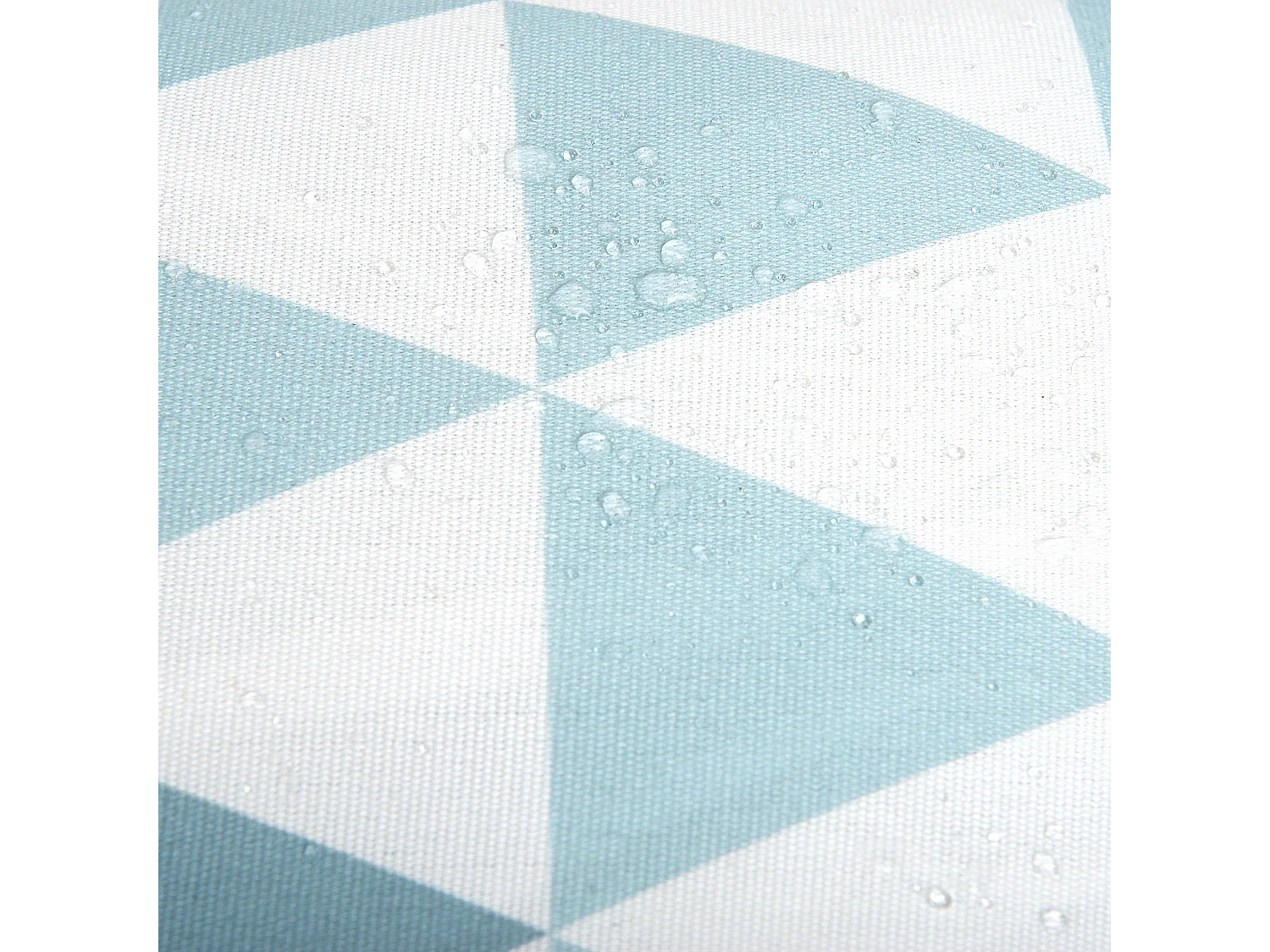 Set di 2 cuscini da esterno TRIFOS Trama geometrica 40 x 40 cm Blu