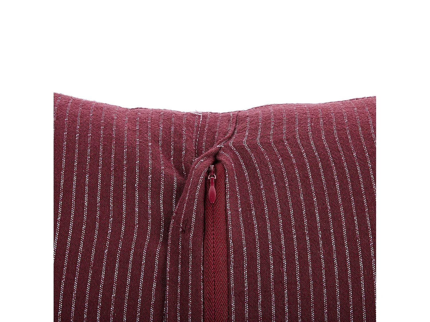 Lot de 2 coussins décoratifs CAMPANULA 43 x 43 cm Rouge Unicolore