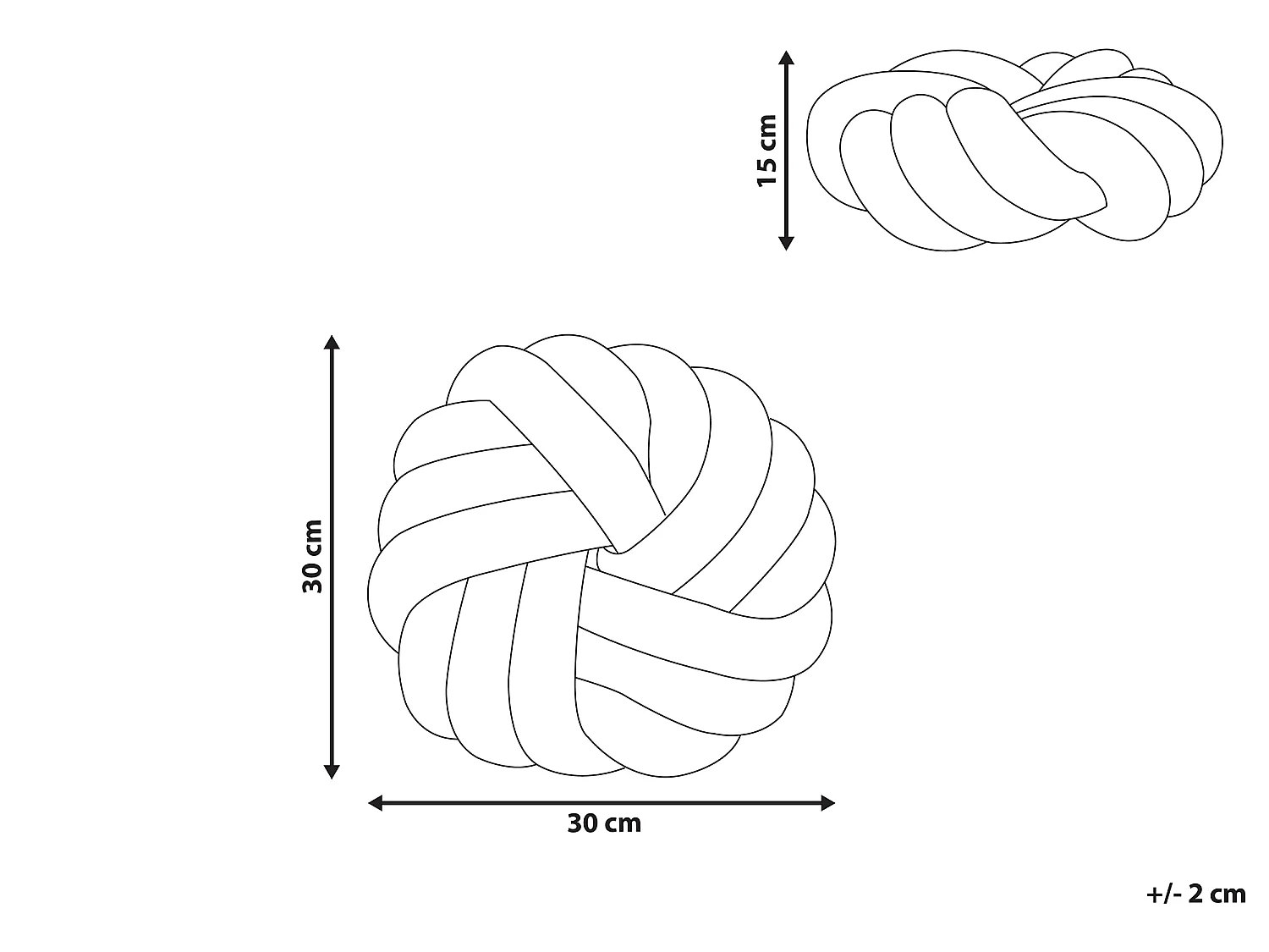 Cojín decorativo AKOLA Terciopelo 30 x 30 cm Gris Liso