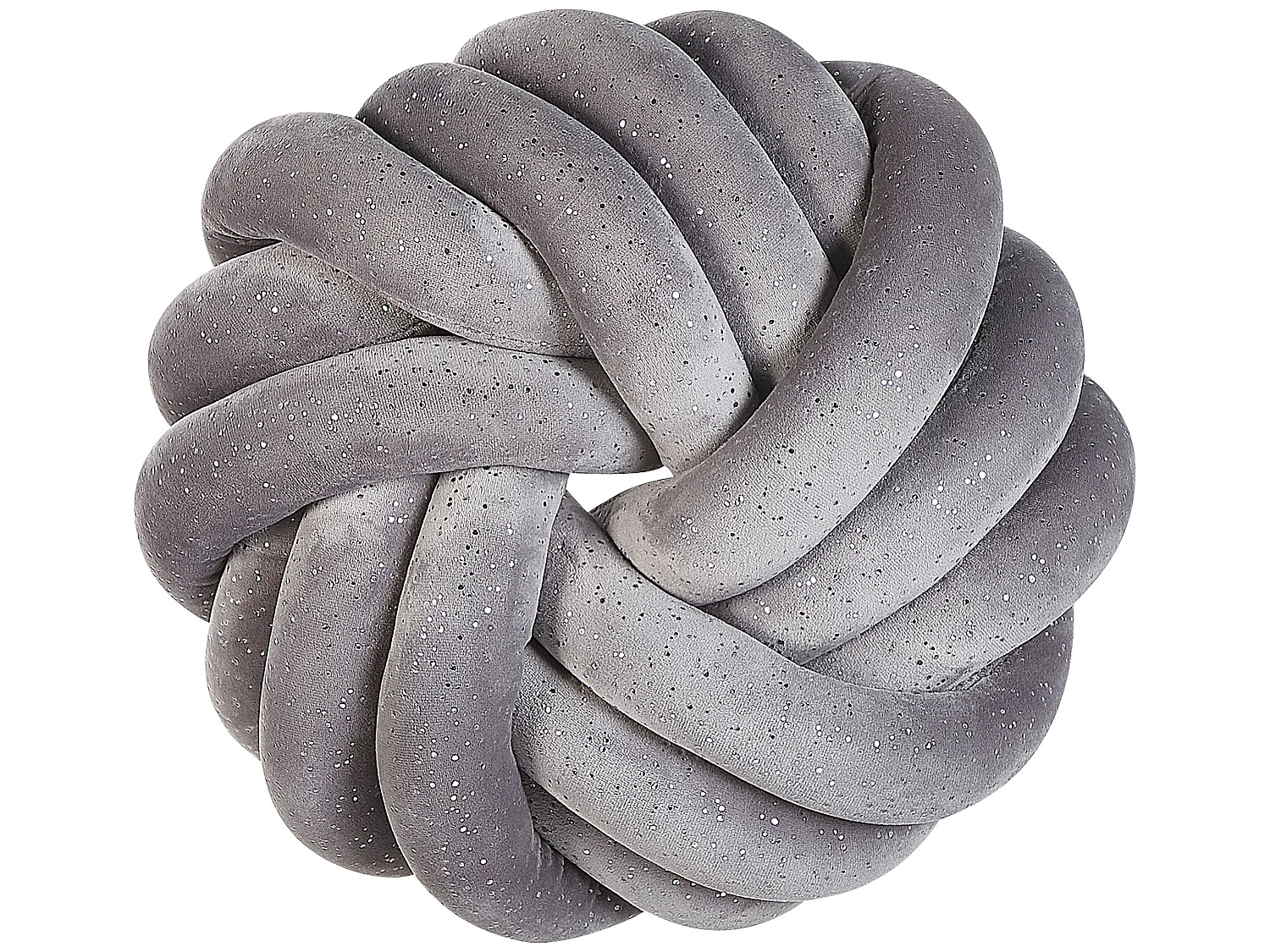 Almofada decorativa AKOLA Veludo 30 x 30 cm Cinzento Sólido