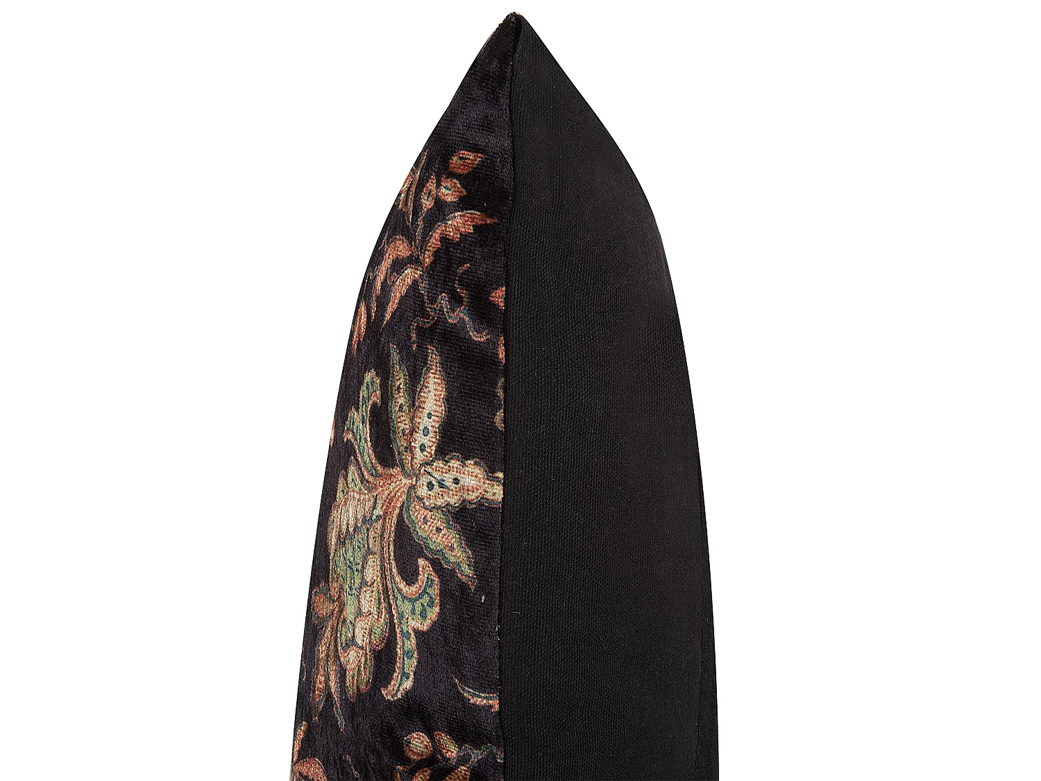 Lot de 2 coussins décoratifs KARUR Coton 45 x 45 cm Marron Motif floral