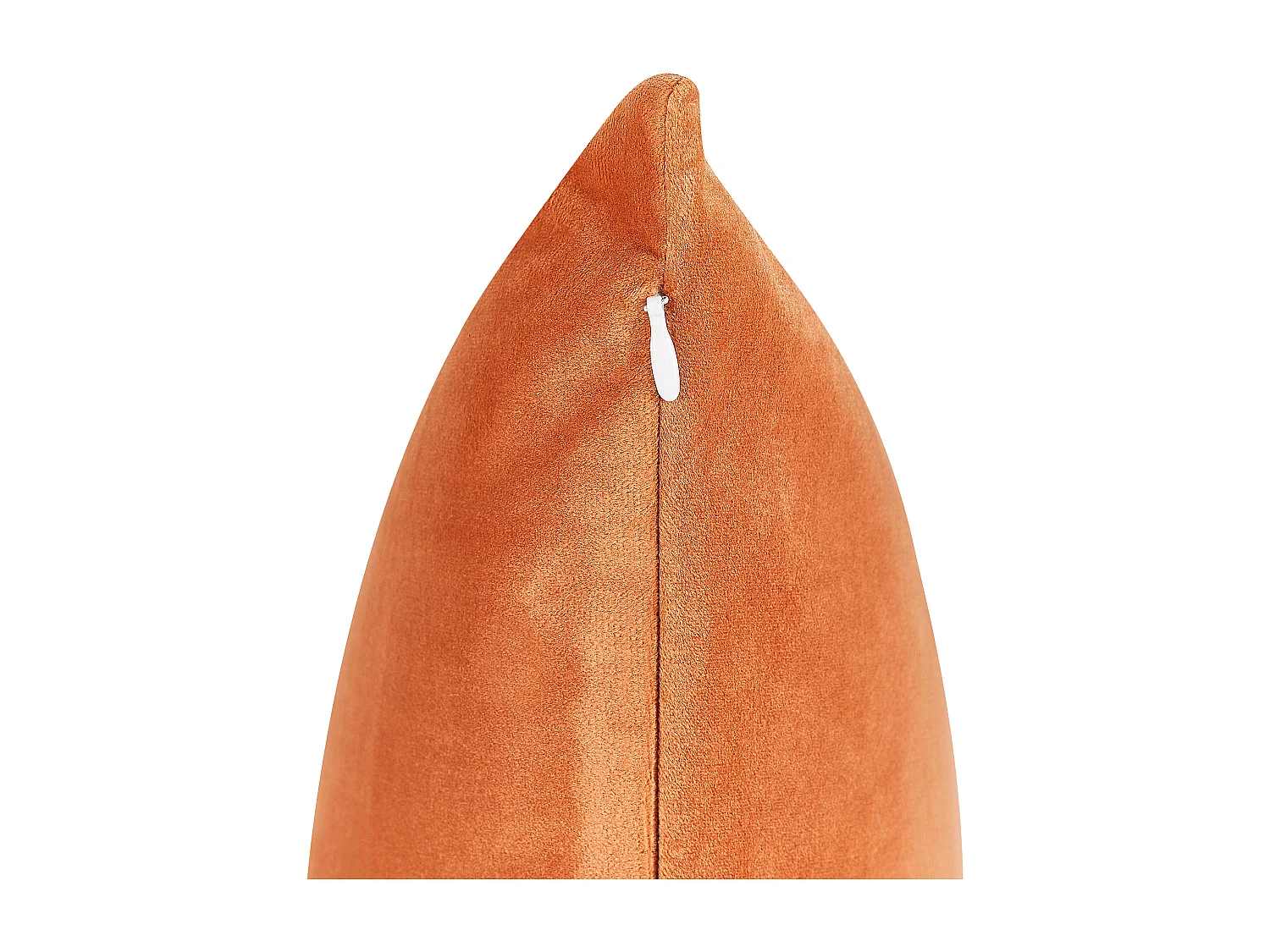 Conjunto de 2 almofadas decorativas CEROPEGIA Veludo 45 x 45 cm Laranja Padrão geométrico