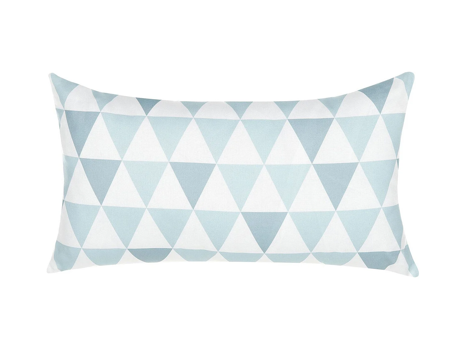 Coussin de jardin TRIFOS Motif géométrique 40 x 70 cm Bleu
