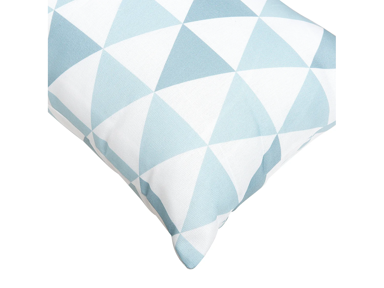 Cuscino da esterno TRIFOS Trama geometrica 40 x 70 cm Blu