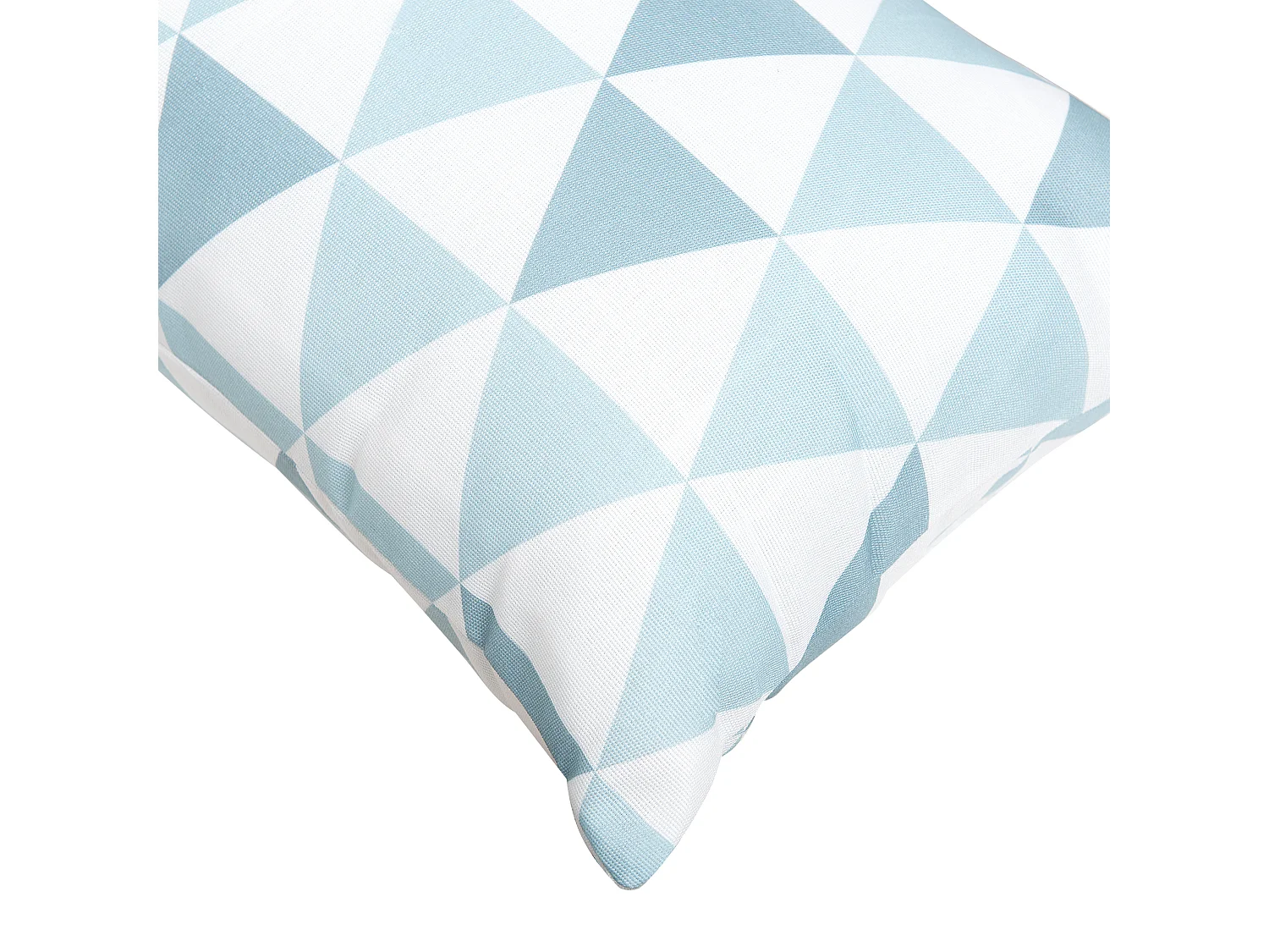 Coussin de jardin TRIFOS Motif géométrique 40 x 70 cm Bleu