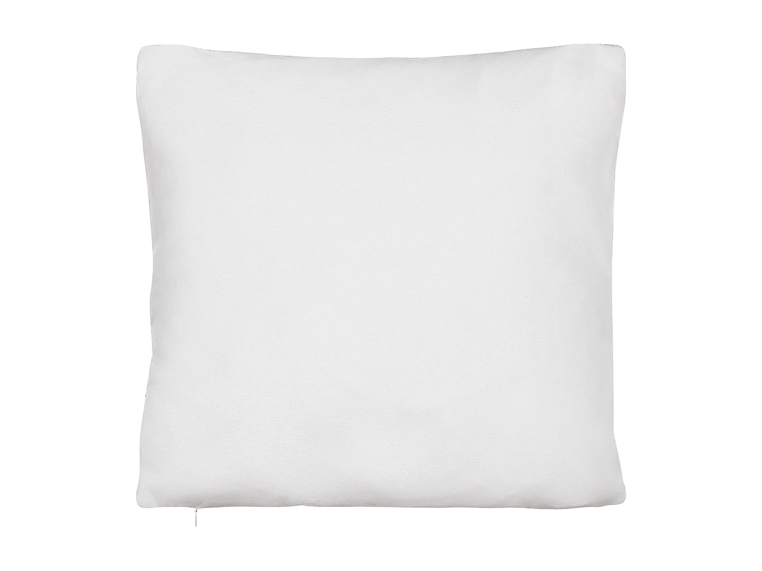 Dekokissen 2er Set DONNER Baumwolle 45 x 45 cm Weiss Weihnachtsmotiv