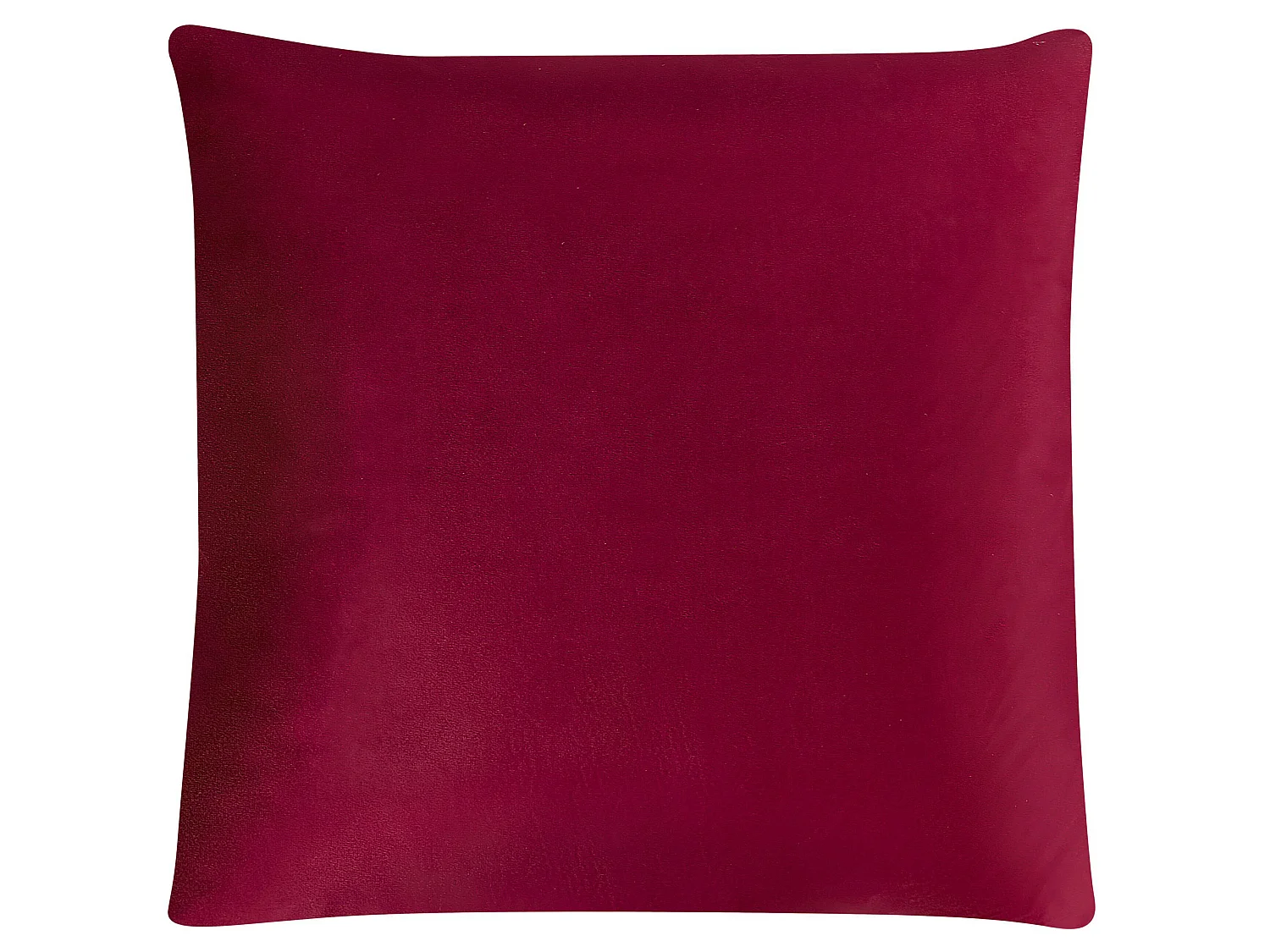 Lot de 2 coussins décoratifs PINUS Velours 45 x 45 cm Rouge Motif géométrique