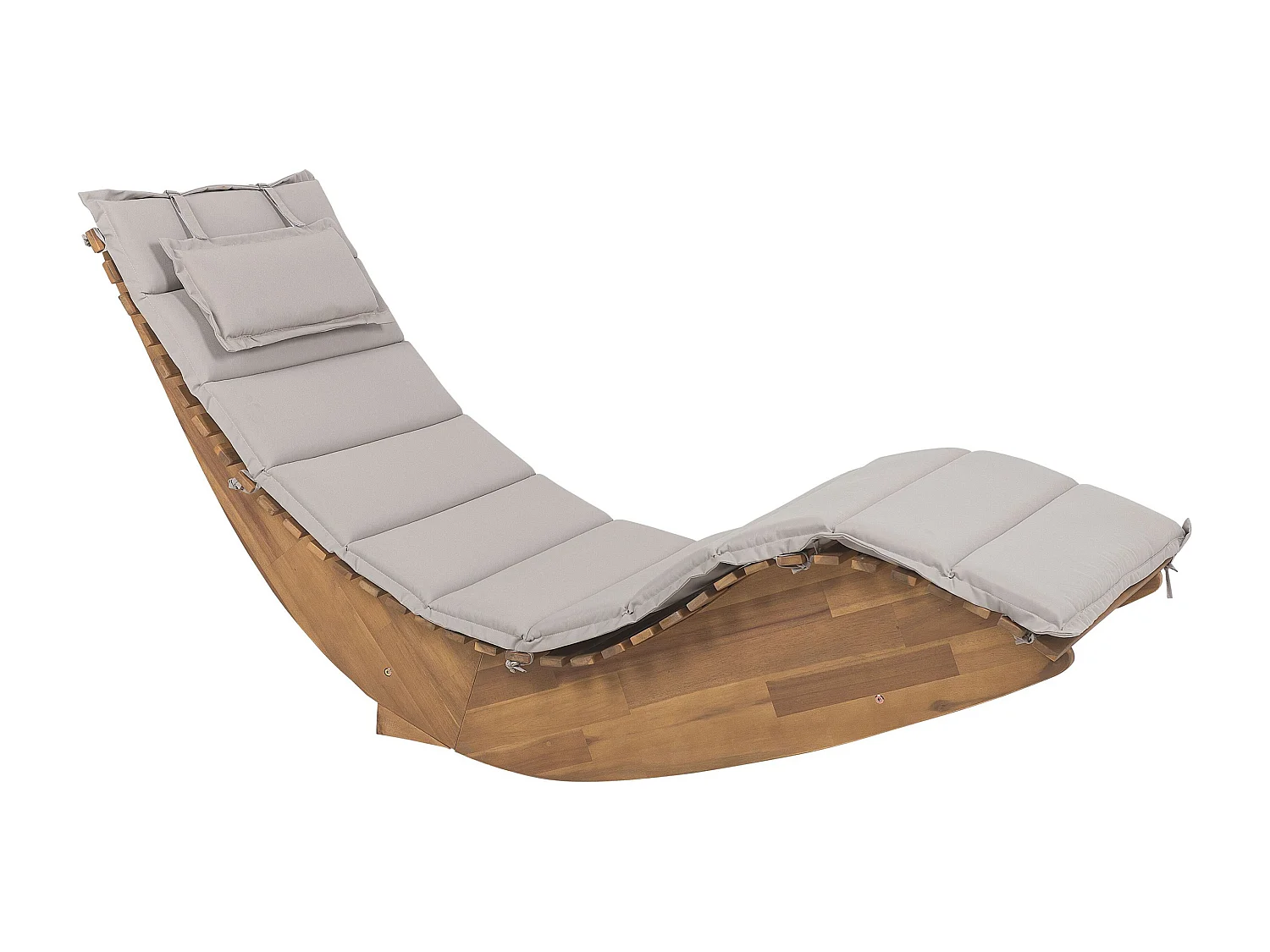 Almofada para espreguiçadeira BRESCIA 180 x 60 cm Taupe