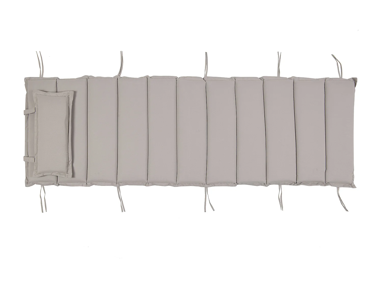 Almofada para espreguiçadeira BRESCIA 180 x 60 cm Taupe