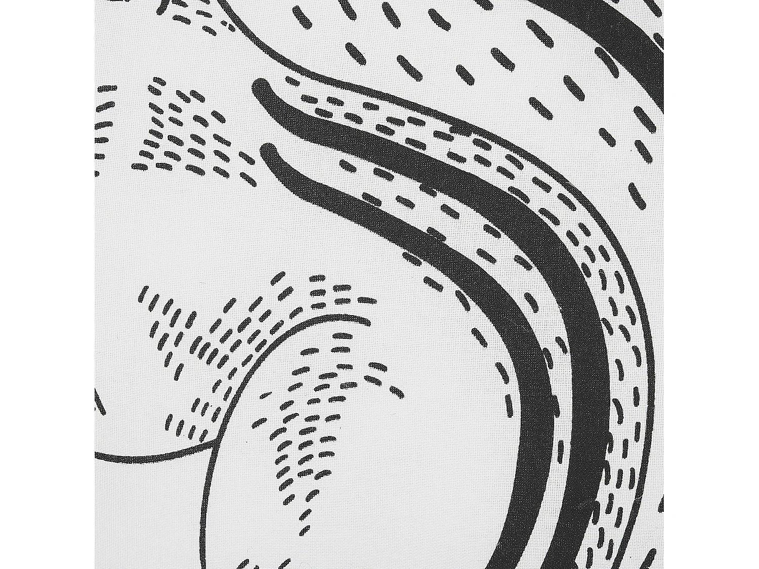 Bawełniana poduszka dla dzieci wiewiórka 42 x 48 cm biało-czarna KOLKATA