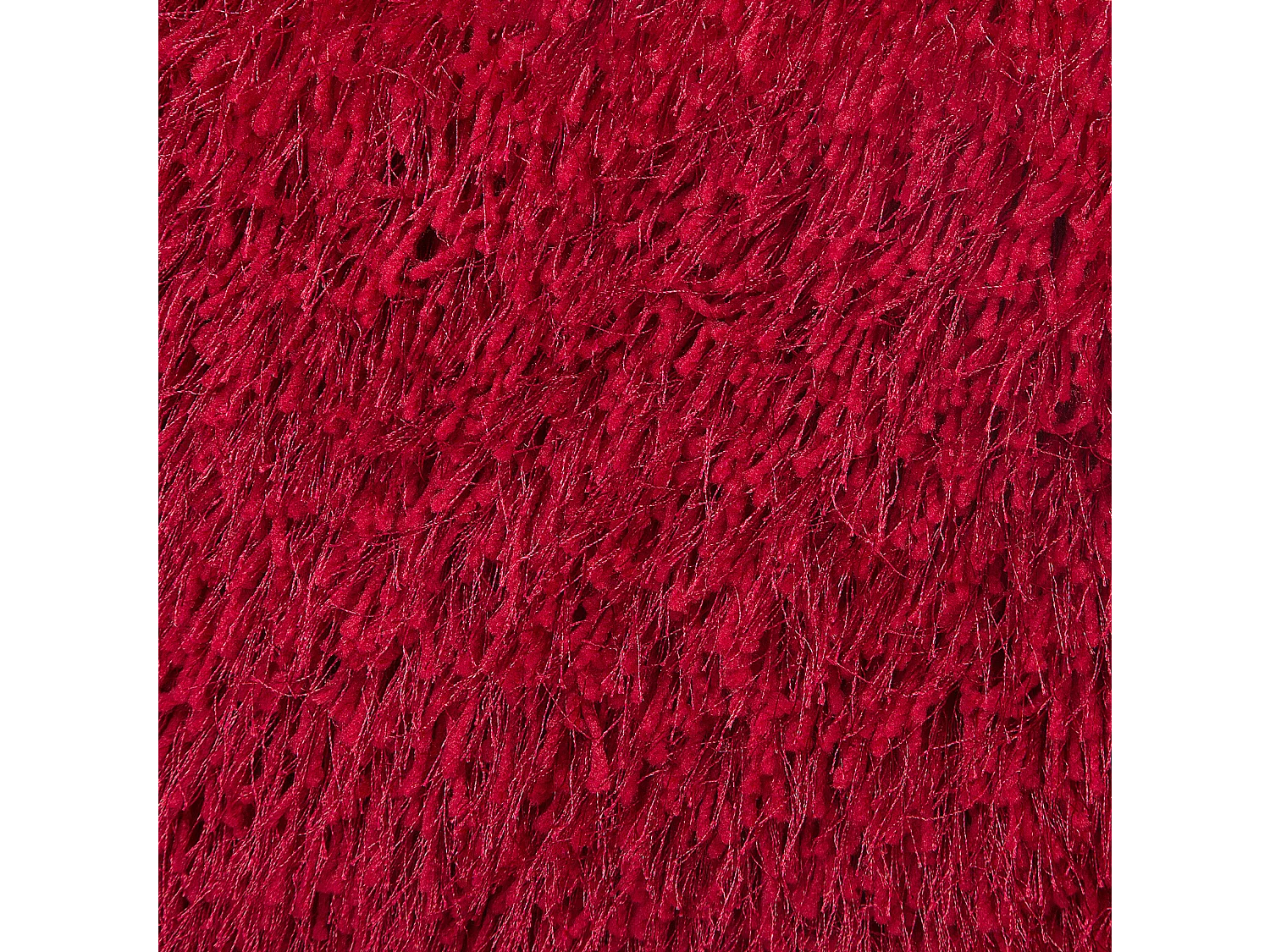 Lot de 2 coussins décoratifs CIDE 45 x 45 cm Rouge foncé Unicolore