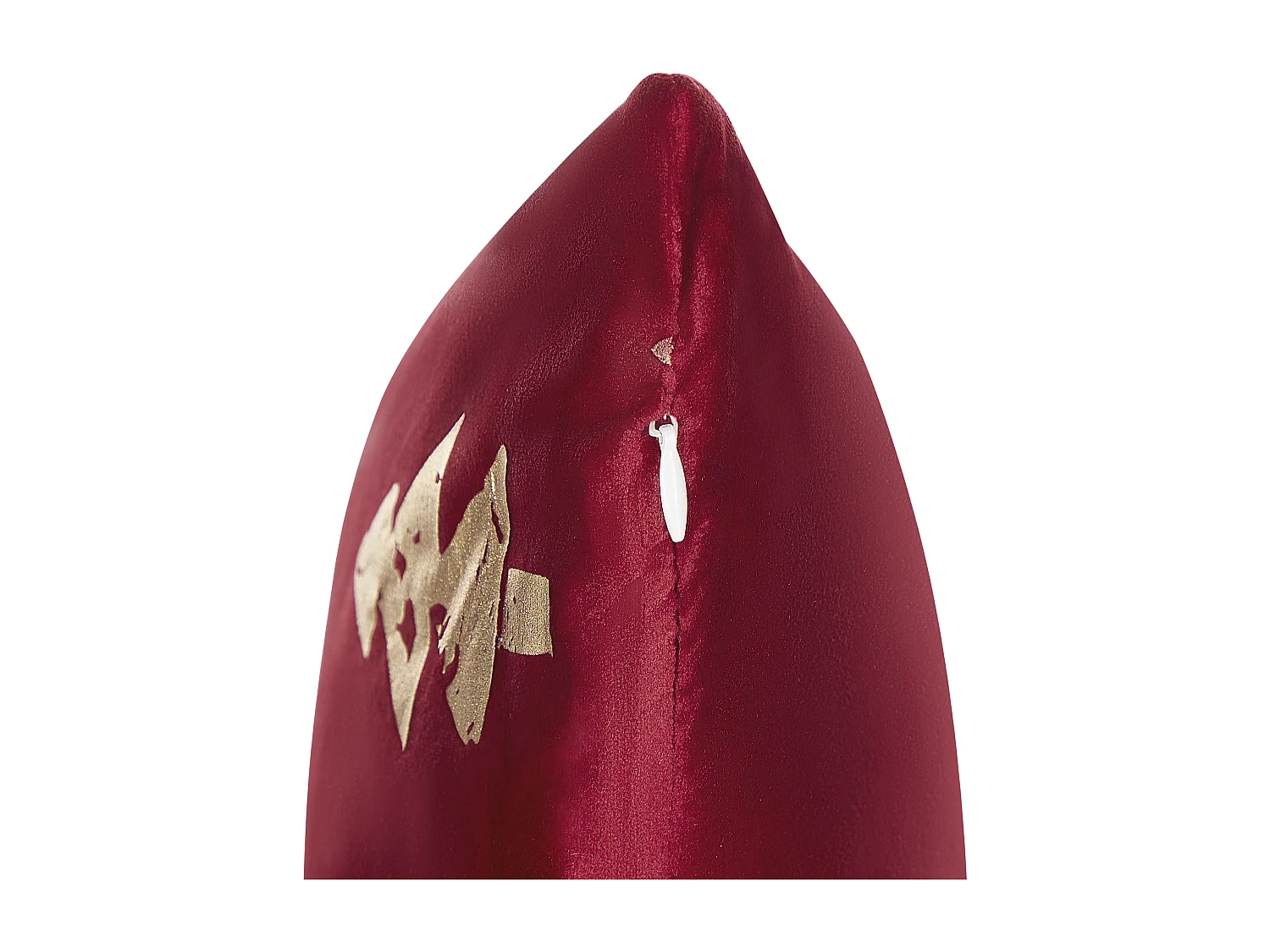 Dekokissen 2er Set CUPID Samtstoff 45 x 45 cm Rot Weihnachtsmotiv