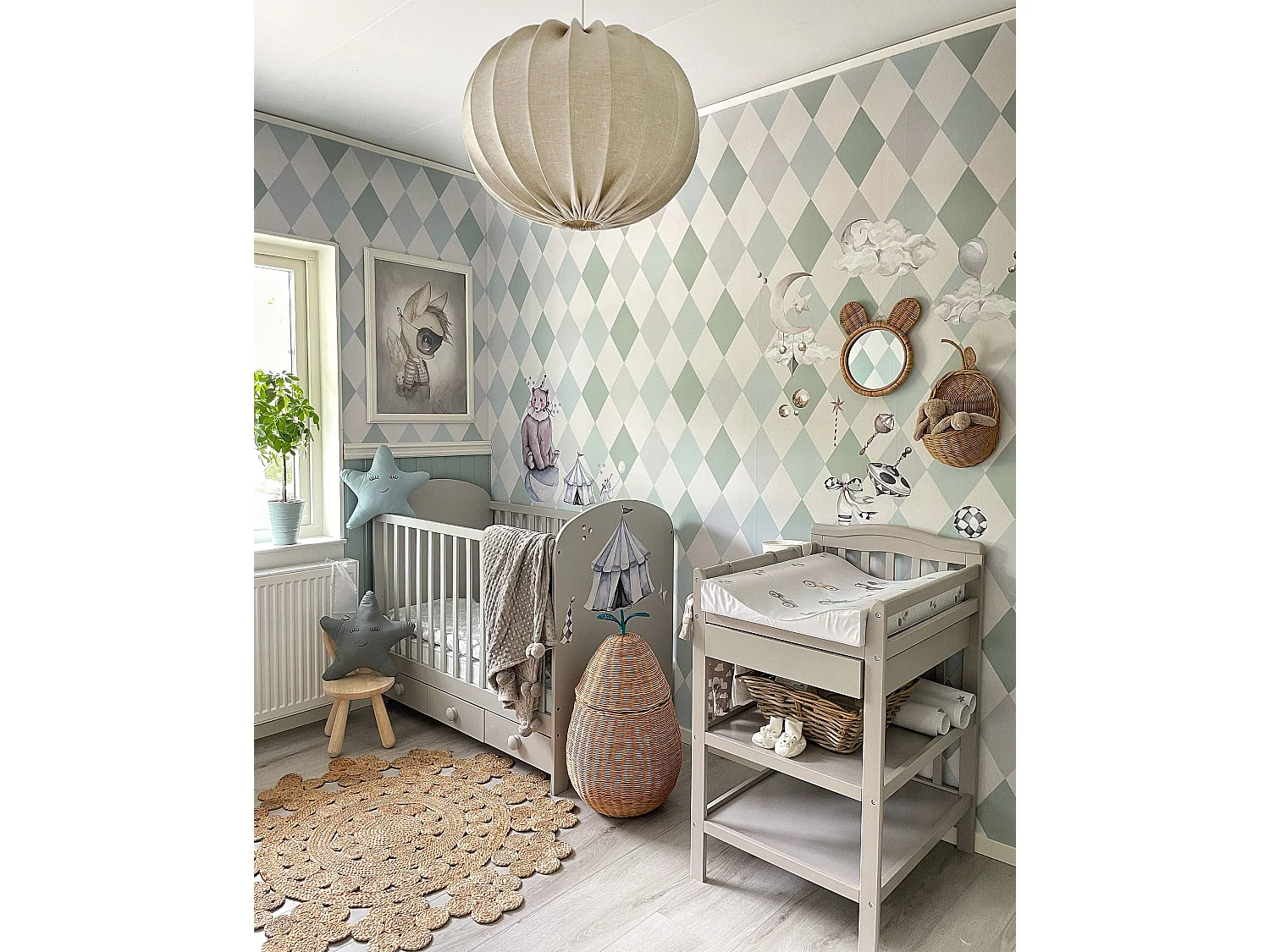 Sierkussen voor kinderen set van 2 grijs 40 x 40 cm BHOPAL