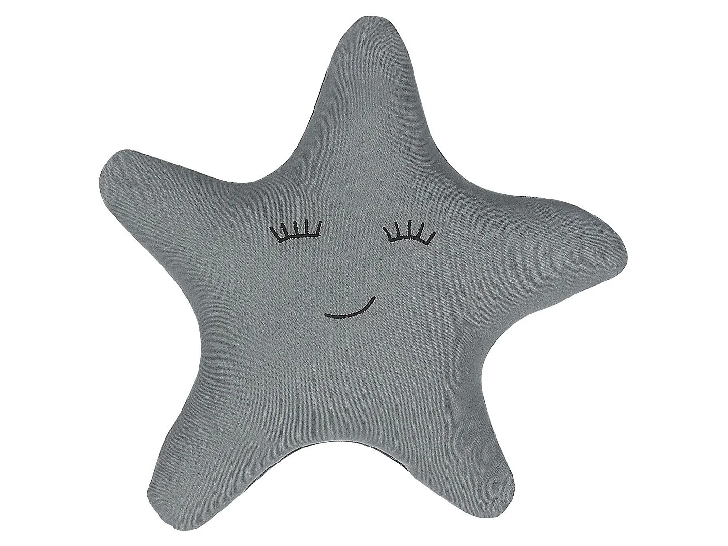 Set of 2 Decorative Cushions BHOPAL Cotton 40 x 40 cm Grey Star