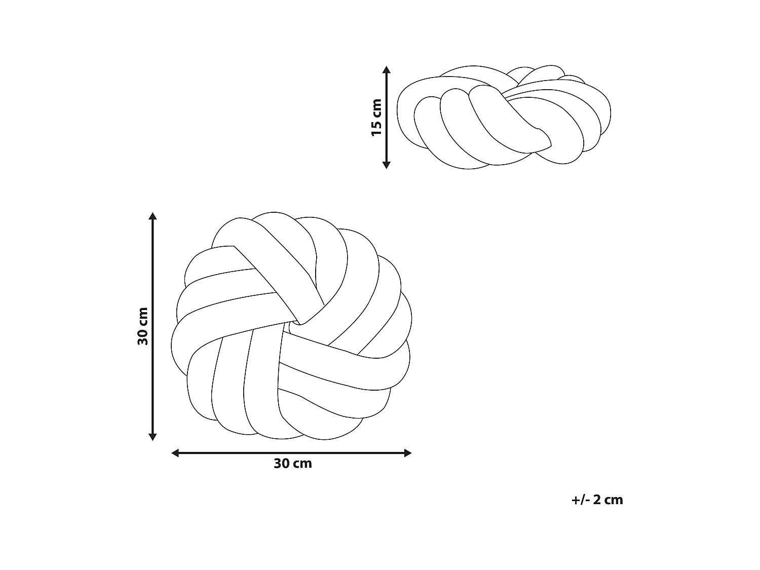 Dekokissen AKOLA Samtstoff 30 x 30 cm Blau Ohne Muster