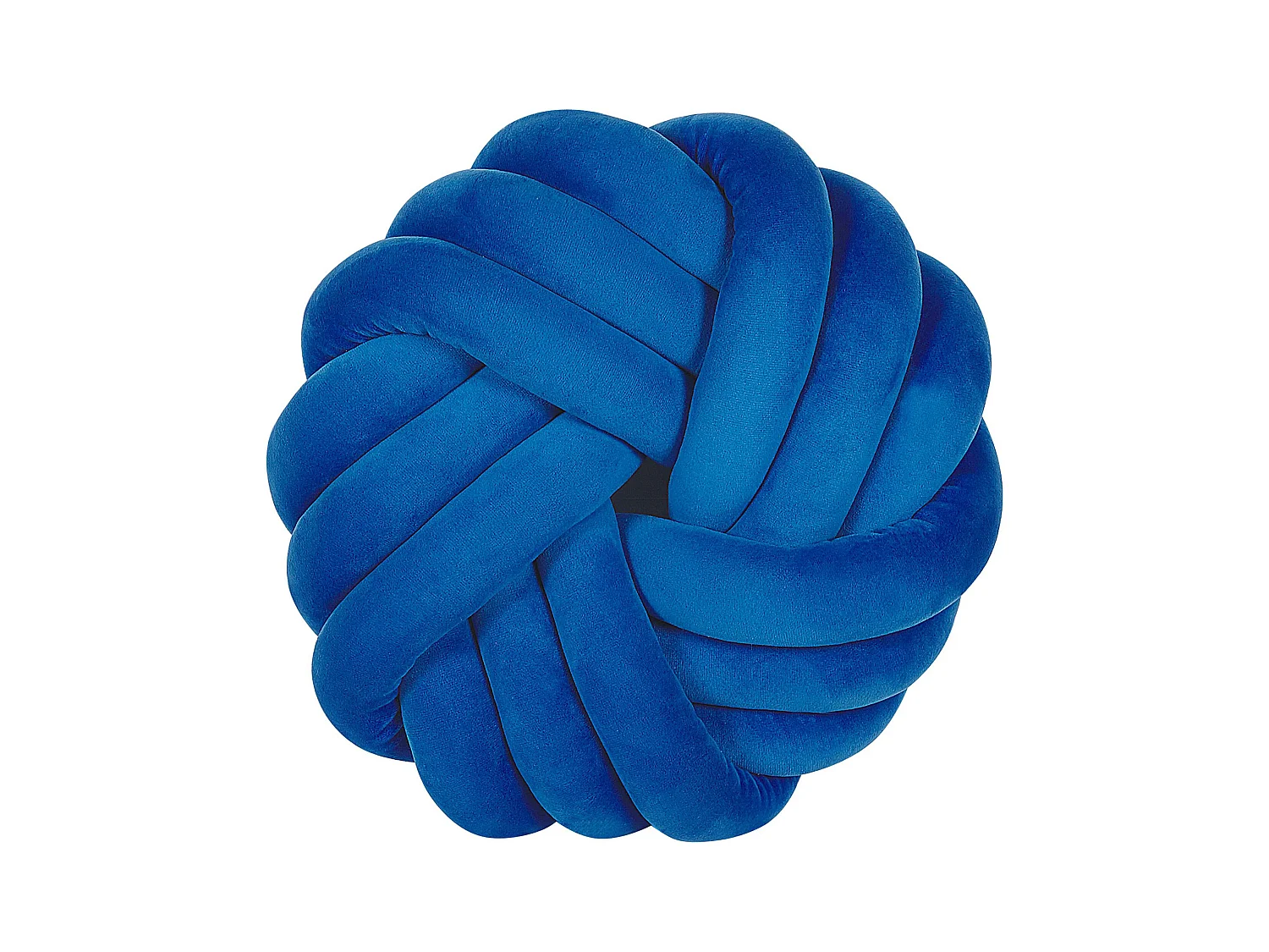 Coussin AKOLA Velours 30 x 30 cm Bleu Unicolore