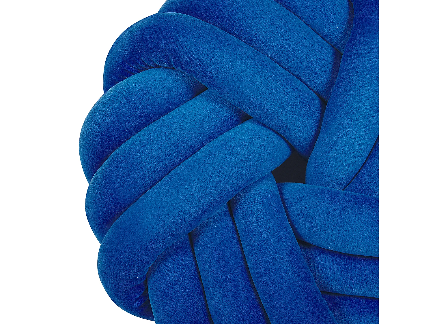 Sierkussen AKOLA Fluweel 30 x 30 cm Blauw Effen