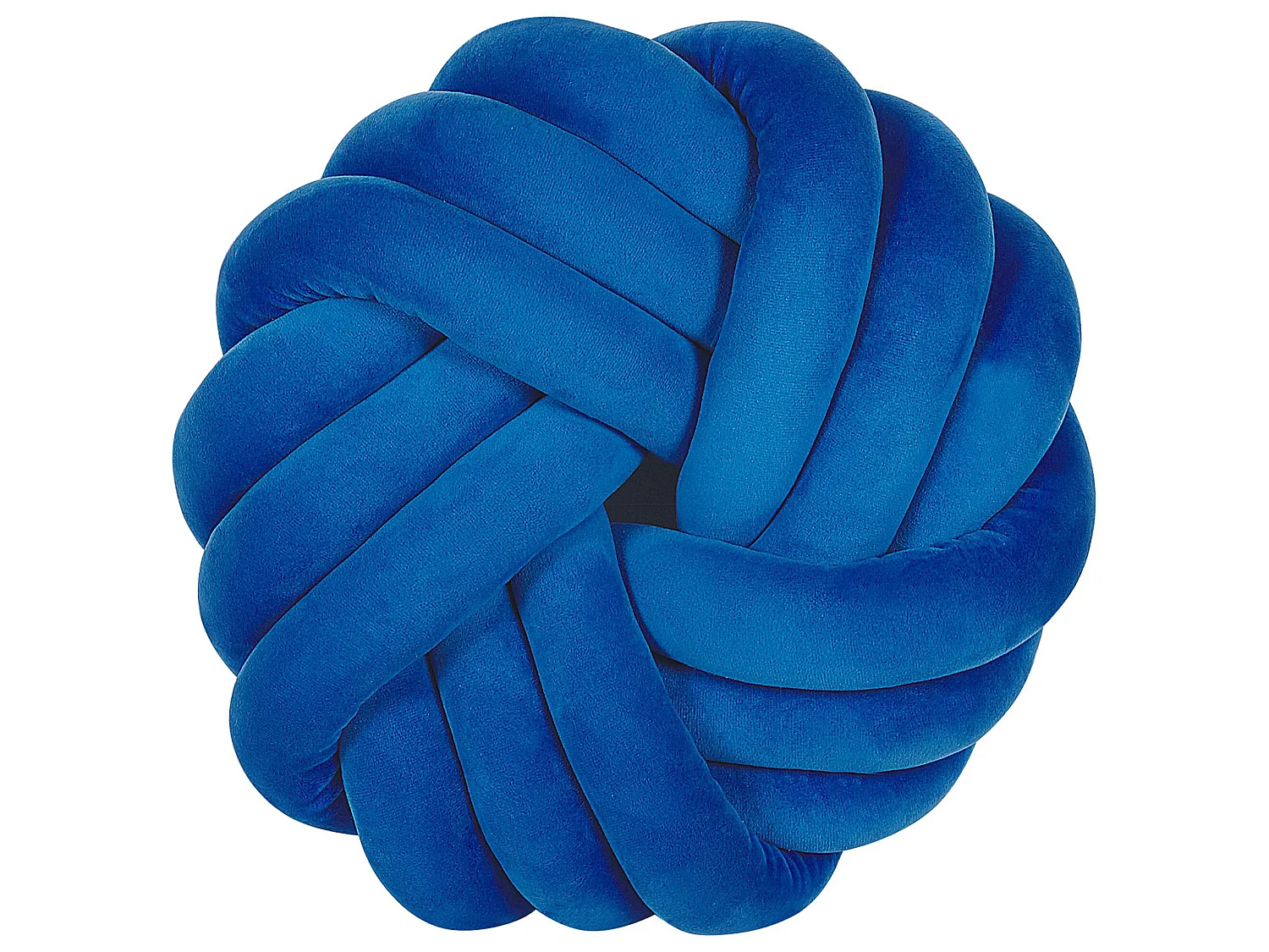Throw Cushion AKOLA Velvet 30 x 30 cm Blue Solid